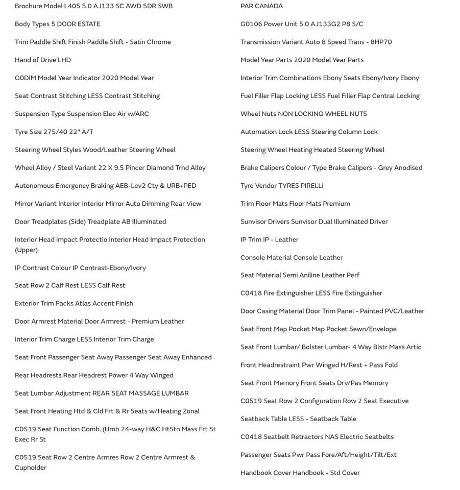 2020 Land Rover Range Rover P525 | AUTOBIOGRAPHY | MERIDIAN | 22" RIM Photo