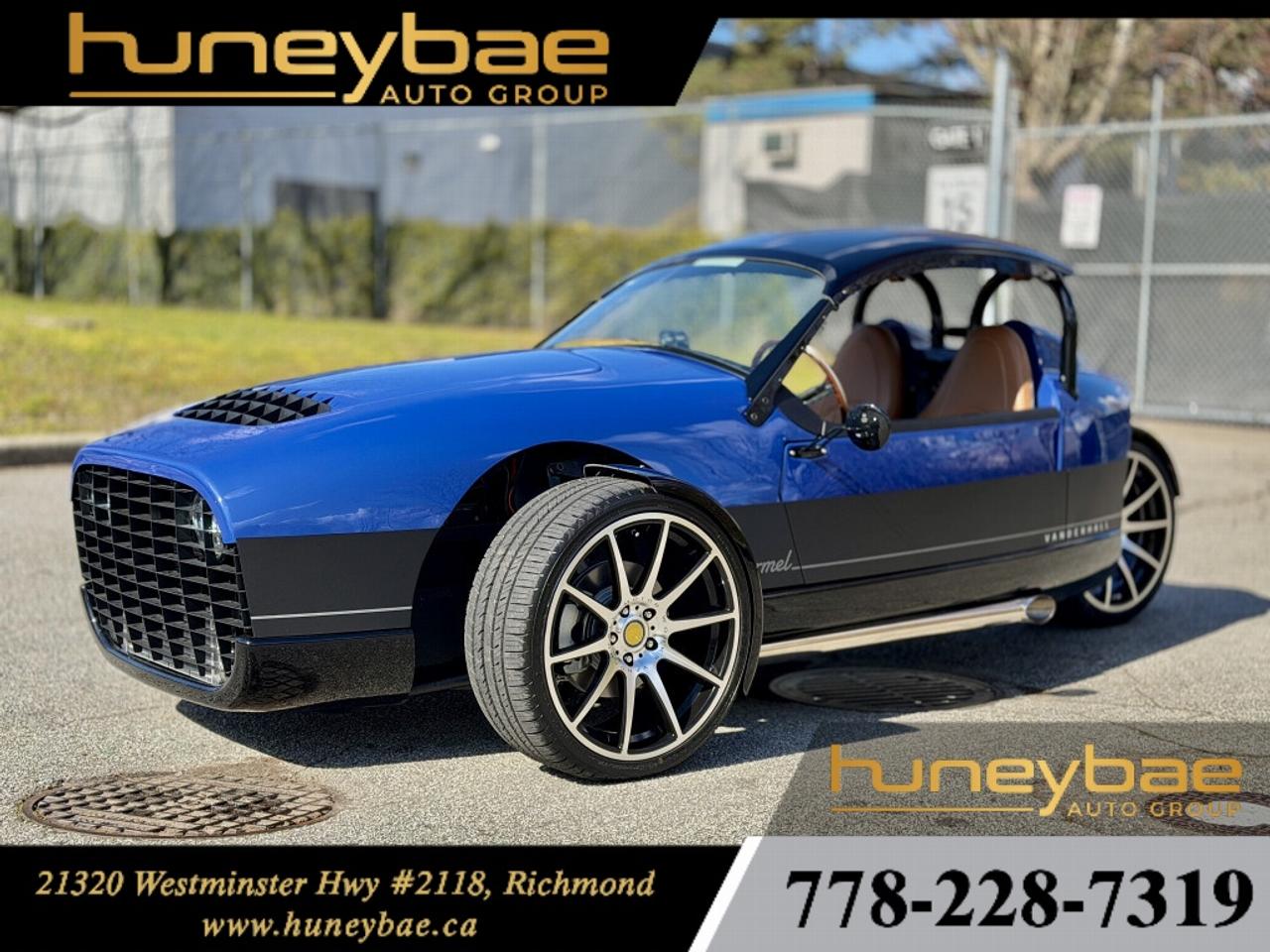 <p>Check out this stunning 2024 Vanderhall Carmel Coupe! With only 125 Kms on the odometer, this beauty is practically brand new. <br /><br />Loaded with convenient features like push-button start, heated seats, Bluetooth, and cruise control, this Autocycle is sure to impress. <br /><br />The sleek blue exterior paired with the elegant tan interior make for a truly eye-catching combination. Dont miss out on the opportunity to drive home in style with this fantastic Vanderhall Carmel!</p>