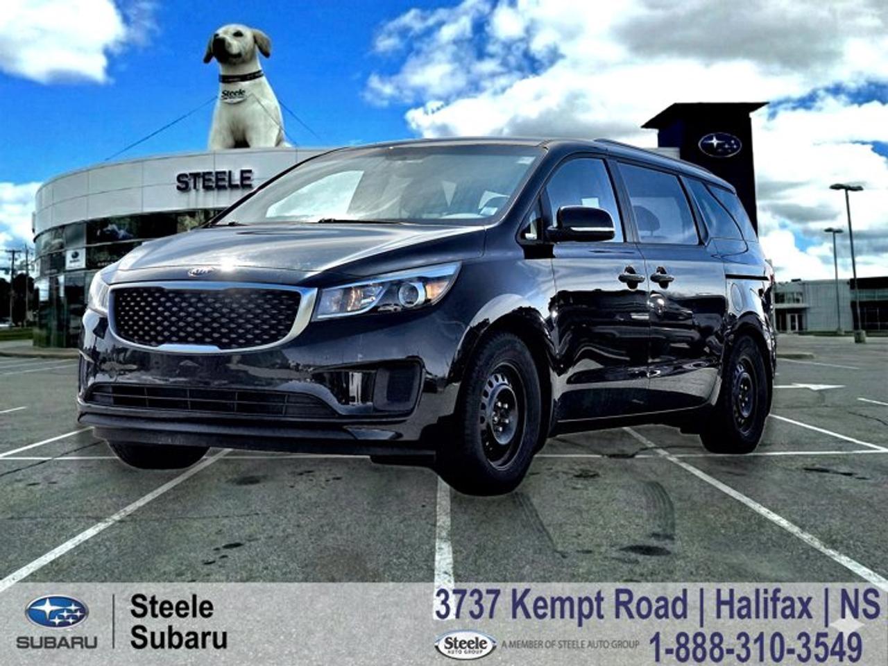 2016 Kia Sedona | V6 Engine | Multi-Zone AC | New Tires | MVI OnlyWhether you are hauling gear for weekend camping in the Valley or navigating the morning routine around the Bedford Basin, this spacious minivan offers the everyday utility Nova Scotia families need. It provides a comfortable, confident ride built to handle your daily routine with practical ease.Powered by a proven 3.3L GDI V6 engine paired with a smooth automatic transmission, this front-wheel-drive Sedona delivers a responsive, stable ride with excellent highway manners. As an MVI Only vehicle, it represents a smart, budget-friendly choice that provides great value for practical buyers. It has just successfully passed a strict 2-year Nova Scotia Motor Vehicle Inspection, meaning it is a known quantity with real value for a budget-conscious buyer who wants to get on the road without surprises. To ensure it is fully road-ready, our technicians have performed a fresh oil and filter service, a complete four-wheel brake service, and replaced both front sway bar links to ensure a quiet, comfortable drive. We have also installed and balanced four brand new tires, making this exceptionally spacious and versatile family hauler completely prepared to navigate unpredictable Maritime seasons.Performance & Safety* Front-Wheel Drive system* 3.3L GDI 24-valve V6 engine* Electronic Stability Control with Traction Control System* 4-wheel Anti-lock Braking System with freshly serviced brakes* Brand new tires installed and balanced for reliable tractionComfort & Tech* Durable cloth seating surfaces* Infotainment system with Bluetooth hands-free phone connectivity* Air conditioning with front and rear climate controls* Remote keyless entry with power windows and door locks* Highly usable cargo space with flexible rear seatingIf you are looking for an affordable, dependable family vehicle, reach out to the team at Steele Subaru in Halifax to schedule a test drive. This is a solid, practical daily driver for anyone needing a reliable way to get road-ready before the season changes.MVI ONLYThis vehicle is part of our MVI Only Used Cars inventory an affordable option for buyers who don dont mind a little elbow grease. Like a fixer-upper home, these vehicles might need some TLC after purchase, but theyve all been fully inspected and come with a valid 2-year Nova Scotia Motor Vehicle Inspection (MVI). A copy of the inspection report and a list of any recommended or required work will be provided. We also include a Carfax Vehicle History Report for full transparency. These vehicles are priced for immediate sale and offer a great opportunity for the right buyer to get on the road at a budget-friendly price.Disclaimer: While every effort has been made to identify and disclose known or visible issues during our inspection process, additional repairs may be required. Symptoms such as warning lights, abnormal noises (including squeaks, rattles, or whines), or performance concerns may require further diagnosis. Please note that sealed components such as engines, transmissions, and clutches are not dismantled or internally inspected. It is the sole responsibility of the purchaser to address any repairs or maintenance needs beyond those required to meet the standards of a valid Nova Scotia Motor Vehicle Inspection (MVI). We also recommend that purchasers obtain an independent inspection of the vehicle prior to purchase.CARFAX Canada No Reported Accidents 6 Speakers, Air Conditioning, Alloy wheels, Auto-dimming Rear-View mirror, CD player, Dual front impact airbags, Dual front side impact airbags, Electronic Stability Control, Exterior Parking Camera Rear, Fully automatic headlights, Garage door transmitter: HomeLink, Heated Front Bucket Seats