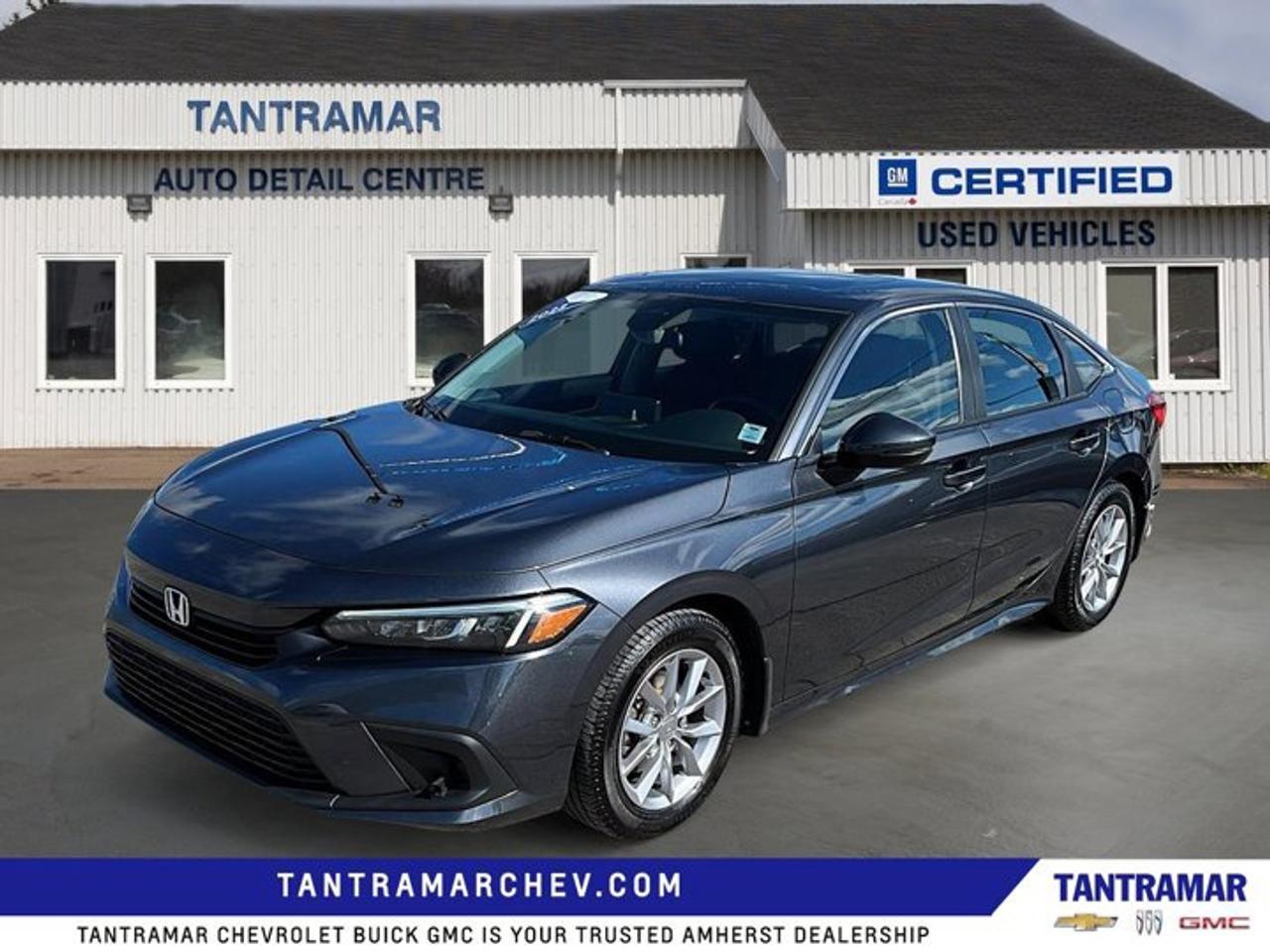 This 2022 Honda Civic EX with 64,337 km has been prepared with a new MVI, fresh oil change, and completed brake inspection, offering a well-documented starting point for its next owner. As a front-wheel drive sedan with Hondas proven 2.0-litre engine paired to a CVT, the EX trim strikes a practical balance between efficiency and everyday comfort. Notable features include keyless entry, heated seats, a power sunroof, and aluminum wheels, adding convenience and usability without unnecessary complexity. The Civic remains a strong choice for buyers seeking long-term reliability, low operating costs, and a refined driving experience in a compact segment. Contact us to arrange a viewing and test drive to see if this Civic EX fits your needs.Certified. Certification Program Details: GM Certified details. 3 months 05 5000km (whichever comes first) which can be extended or upgraded to an even more comprehensive Certified Pre-owned Vehicle Protection Plan. 150+ Point Inspection.24/7 roadside assistance for 3 months or 5000kms . 1-month Onstar trial and sign up for a paid plan to enjoy the first two months on us. GM Owner Centre and Mobile App. Free SiriusXM Trial. Rates as low as 3.99% on Eligible Certified Pre owned Models Exchange policy is 30 days 0r 2500kms ,whichever comes first