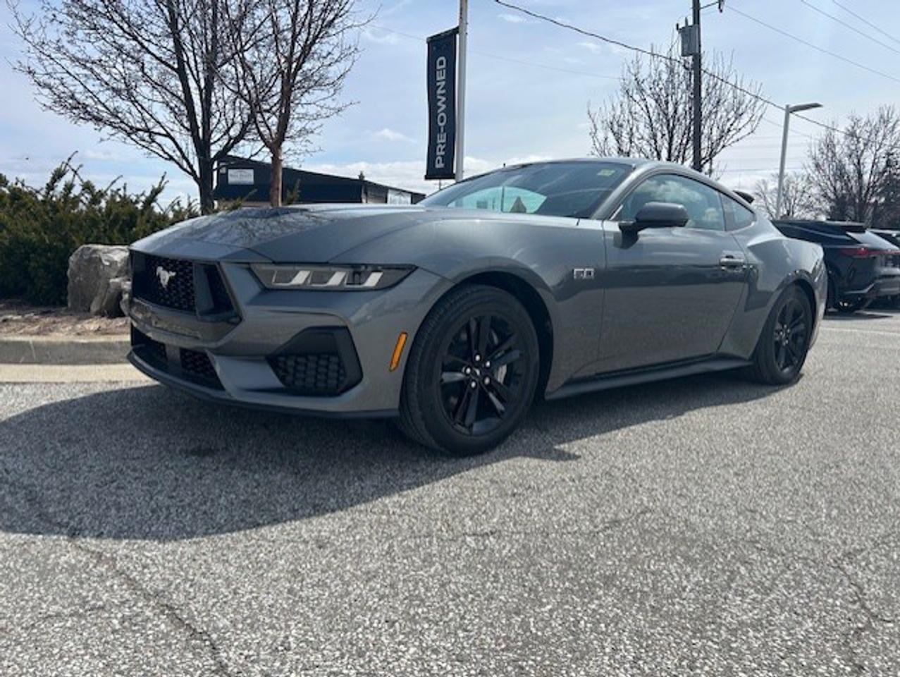 2025 Ford Mustang GT Fastback for sale

2025 Ford Mustang GT | 5.0L V8 | Only 1,021 KM | Like-New Condition

This Canadian 2025 Ford Mustang GT Fastback is the definition of modern muscle-offering iconic V8 performance, aggressive styling, and cutting-edge technology. With only 1,021 km, this unit is like new and presents an incredible opportunity to own a near-new Mustang without the wait.

Powered by the legendary 5.0L V8, this Mustang delivers thrilling performance, an unmistakable exhaust note, and a driver-focused experience that true enthusiasts appreciate.

Performance & Capability:
/  5.0L V8 Engine - Pure Naturally Aspirated Power
  Rear-Wheel Drive - True Sports Car Feel
  Selectable Drive Modes (Normal, Sport, Track, etc.)
  Performance-Tuned Suspension/  Advanced Traction & Stability Control

Interior & Technology:

  Like-New Interior Condition
  Digital Instrument Cluster/  Large Touchscreen Infotainment System
  SYNC® 4 with Apple CarPlay® & Android Auto/  Push-Button Start + Remote Keyless Entry/  Dual-Zone Climate Control
  Premium Materials Throughout

Safety & Driver Assist:

  Pre-Collision Assist with Automatic Emergency Braking/  Lane Keeping System
  Rearview Camera
  Parking Sensors (if equipped)/  Advanced Driver Assistance Features

Exterior Highlights:

  Fastback Design - Iconic Mustang Styling/  LED Headlights & Signature Lighting
  Aggressive Front Grille & Sport Stance/  Alloy Wheels with Performance Tires

Why This Mustang Stands Out:
/  Only 1,021 KM - Practically Brand New
  Canadian Vehicle/  Like-New Condition Inside & Out/  No Wait Times - Available Now

Included With Purchase:

  Fully Safety Certified/  Professional Detail Inside & Out
  Competitive Financing & Extended Warranty Options/  Trade-Ins Welcome - Get Top Dollar