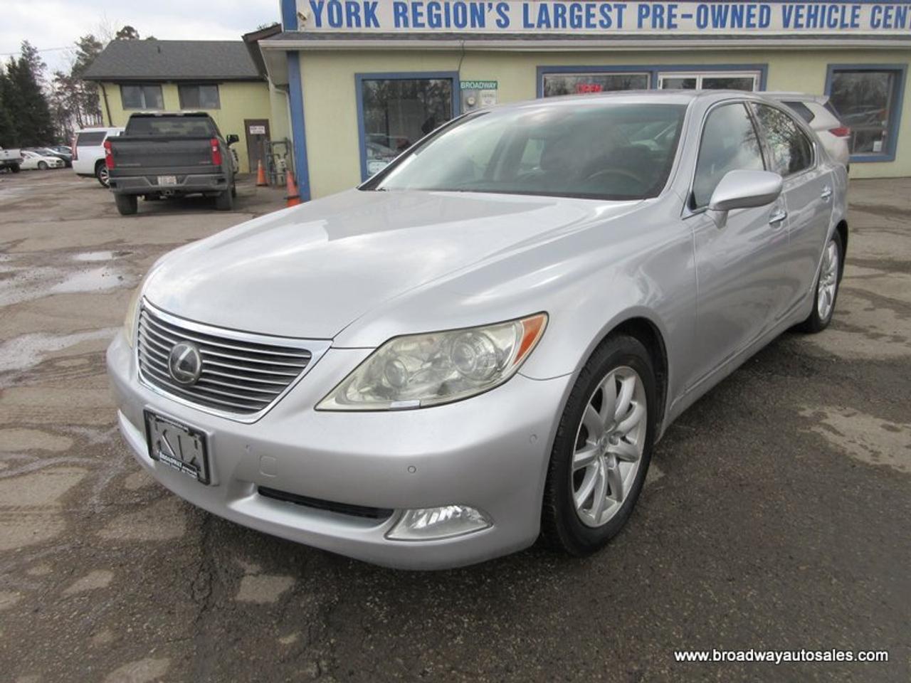 2008 Lexus LS 460 LOADED LUXURY-EDITION 5 PASSENGER 4.6L - V8.. NAVIGATION.. POWER SUNROOF.. LEATHER.. HEATED SEATS & WHEEL.. BACK-UP CAMERA..