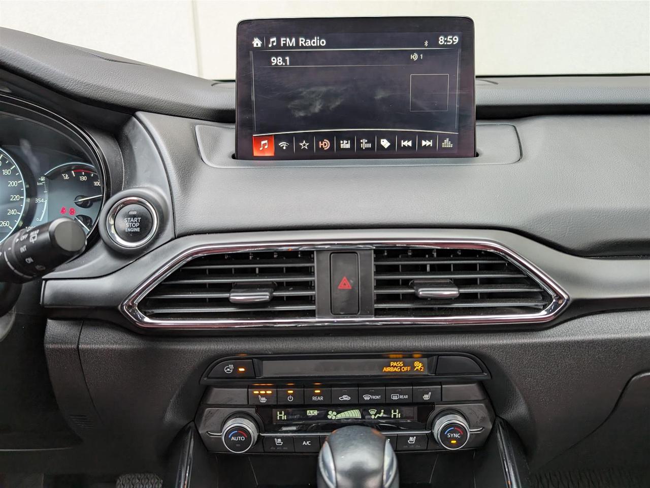 2021 Mazda CX-9 GT AWD - NAVI - SUNROOF - 6 PASS - KURO - RED LEATHER Photo