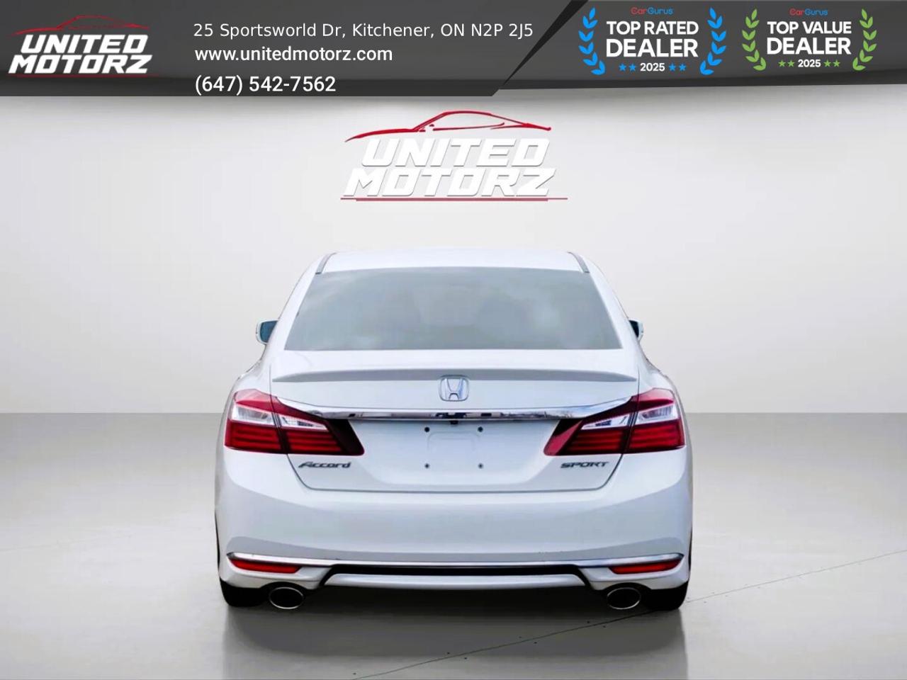 2016 Honda Accord Sport w/Honda Sensing~SAFETY CERTIFIED~ Photo