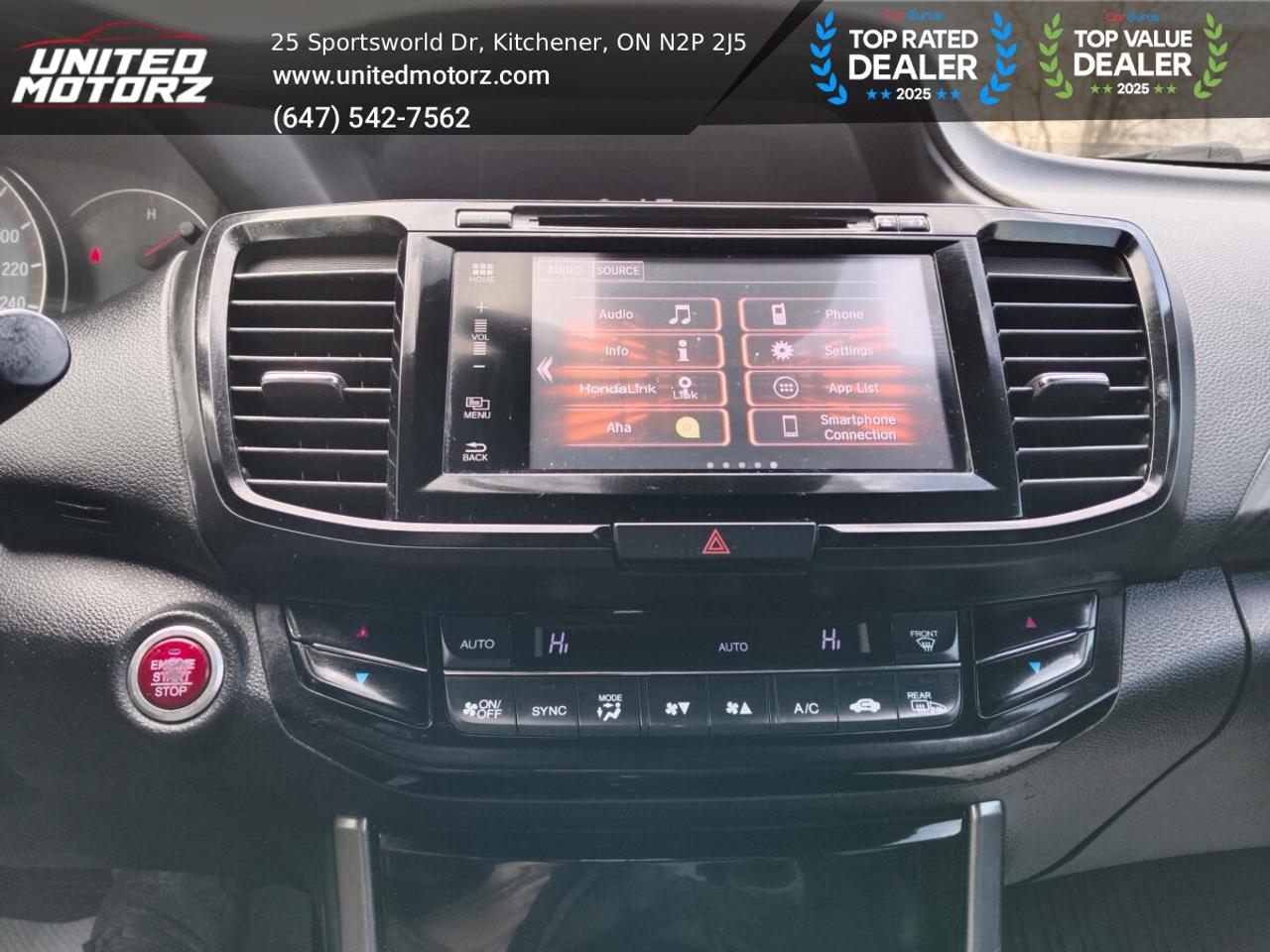 2016 Honda Accord Sport w/Honda Sensing~SAFETY CERTIFIED~ Photo