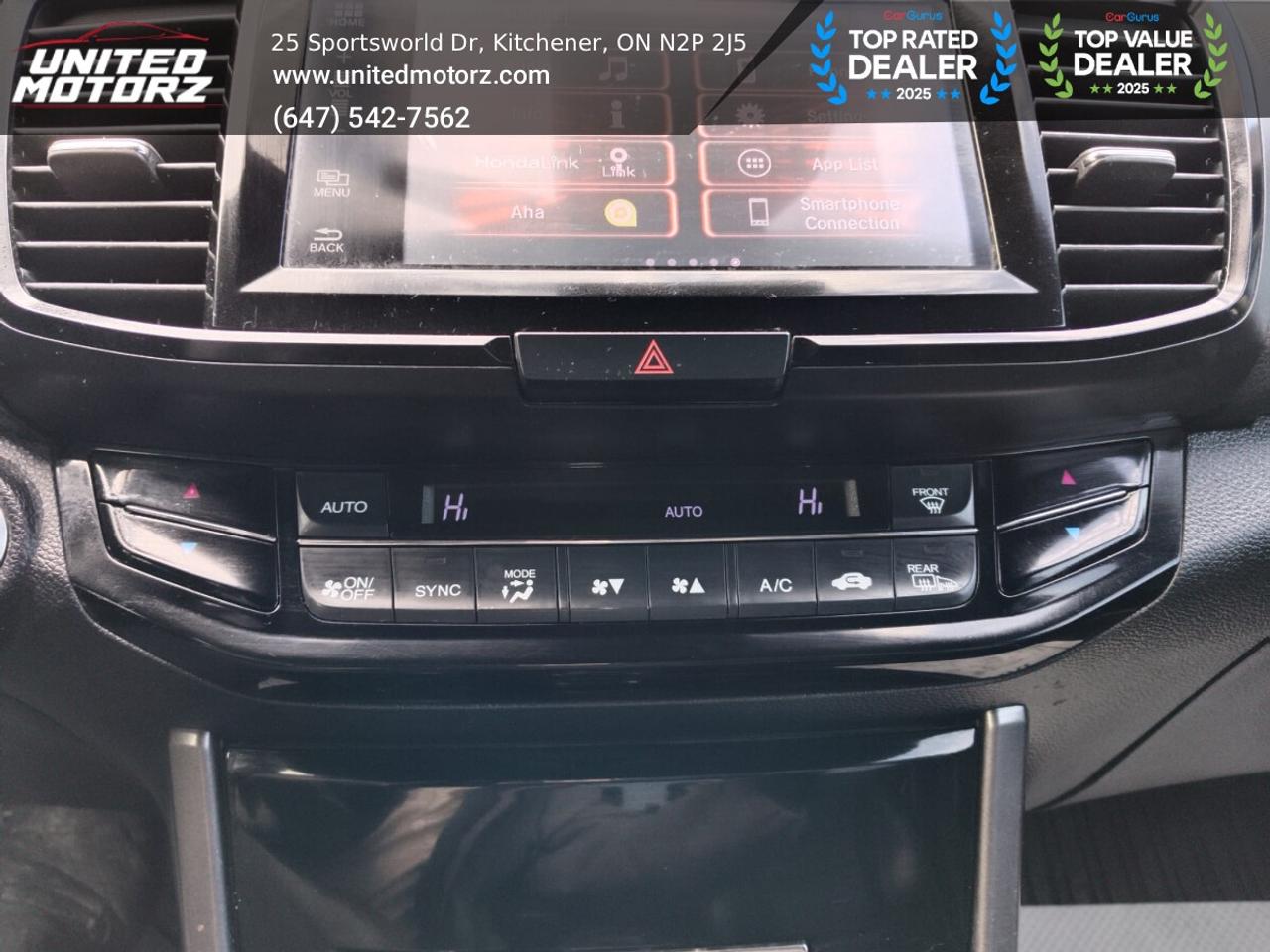 2016 Honda Accord Sport w/Honda Sensing~SAFETY CERTIFIED~ Photo