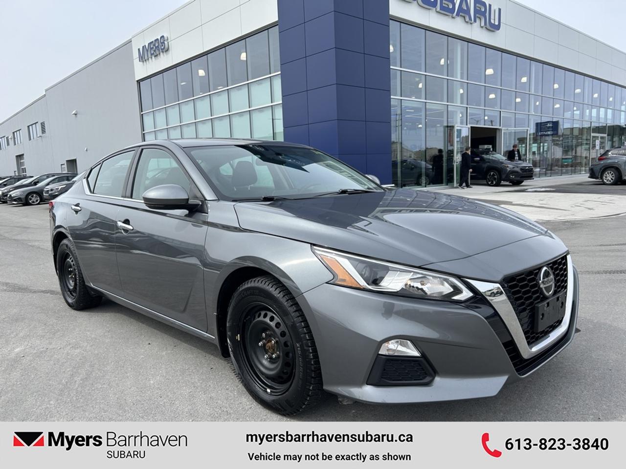<b>Low Mileage, Heated Seats,  Apple CarPlay,  Android Auto,  Forward Collision Mitigation,  Front Pedestrian Braking!</b><br> <br> As versatile and as stylish as ever, the all new 2019 Nissan Altima is ready for whatever you throw at it. This 2019 Nissan Altima is fresh on our lot in Nepean. <br> <br>With a comfortable and properly built interior, well composed ride quality, and stylish and modern exterior aesthetics, the all new 2019 Nissan Altima is single handedly changing the face of Nissan. Fully redesigned, fresh, and refined, this Altima is effortlessly keeps up with the times, and ready with the next generation of driving assistance programs. The future is here in the all new 2019 Nissan Altima. This low mileage sedan has just 78,936 km. Its Gun Metal Metallic in colour and is completely accident free based on the <a href=https://vhr.carfax.ca/?id=8vDMRO3BYQtmPQ1184fGrr4pVXG3VW4Z target=_blank>CARFAX Report</a>. It has an Automatic transmission and is powered by a 182HP 2.5L 4 Cylinder Engine. It may have some remaining factory warranty, please check with dealer for details. <br> <br> Our Altimas trim level is S. This all-new Altima S is loaded with some awesome convenience and comfort like dual power heated side mirrors with turn signals, an Advanced Drive-Assist Display instrument cluster that acts as a second monitor for the driver, a rearview camera, remote keyless entry, remote start, heated and power-adjustable front seats, and steering wheel-mounted cruise and audio controls. Improving your ride and keeping you safe is some great new technology like all-wheel drive, intelligent automatic headlights, an impressive array of airbags, intelligent forward collision warning with emergency braking, driver alertness assistance, intelligent ride control to reduce pitch, and intelligent trace control that uses braking to assist in cornering. An 8-inch touchscreen with Apple CarPlay and Android Auto compatibility, Bluetooth streaming and controls, SiriusXM, USB inputs, and aux input keep you connected in a next-generation cockpit. This vehicle has been upgraded with the following features: Heated Seats, Apple CarPlay, Android Auto, Forward Collision Mitigation, Front Pedestrian Braking, Proximity Key, Rearview Camera.<br> <br>To apply right now for financing use this link: <a href=https://www.myersbarrhavensubaru.ca/quick-approval/ target=_blank>https://www.myersbarrhavensubaru.ca/quick-approval/</a><br><br> <br/><br> Buy this vehicle now for the lowest bi-weekly payment of <b>$133.39</b> with $0 down for 84 months @ 8.99% APR O.A.C. ( Plus applicable taxes -  Plus applicable fees   ).  See dealer for details. <br> <br><br> The Myers name has been synonymous with first-rate automotive service and products for over 80 years in Ottawa; we are happy to welcome you here to <b> Myers Barrhaven Subaru </b> the unbeatable Subaru dealer in Ottawa and the National Capital Region. Serving drivers as the premier Subaru dealership near Kanata, Orléans, Gatineau, QC and Vanier region, we offer a wide range of new and used offerings from Subaru. If youre in the market for a full range of Subaru cars and Subaru SUVs for sale in Ottawa. </br><br> Come by and check out our fleet of 40+ used cars and trucks and 30+ new cars and trucks for sale in Nepean.  o~o