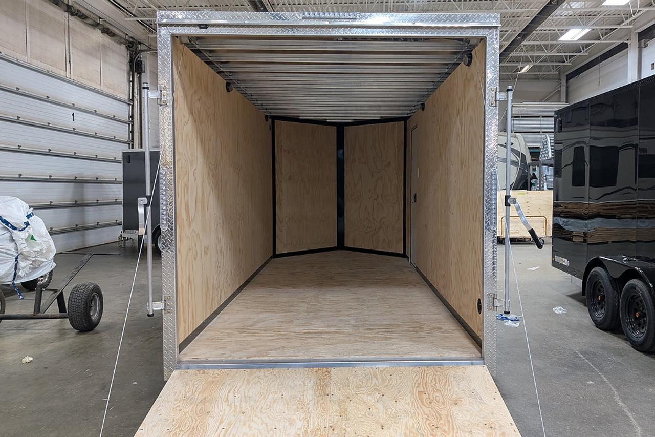 2025 Canadian Trailer Company 7x16 V-Nose Cargo Trailer Aluminum Tandem Axle Photo4