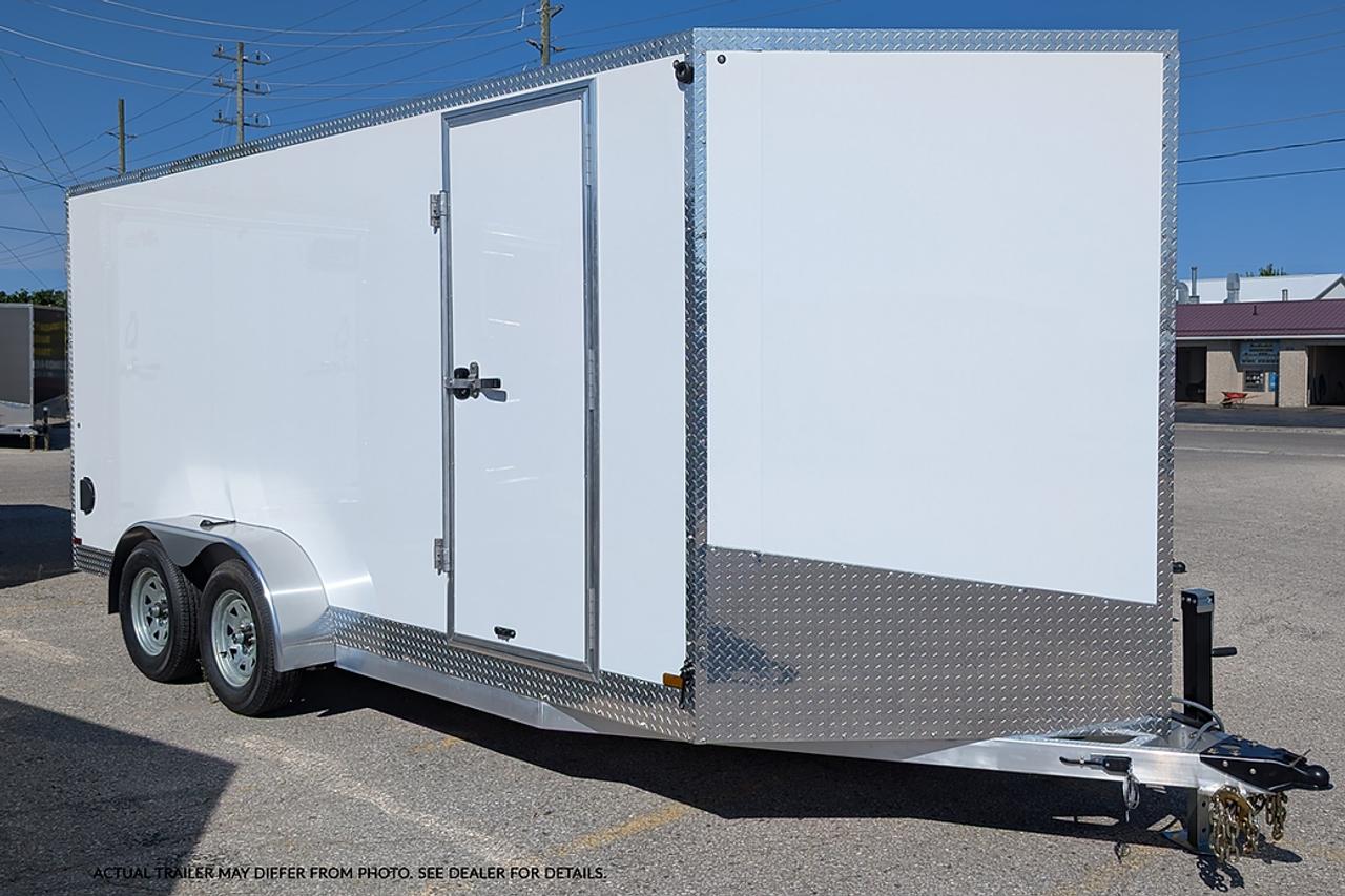 2025 Canadian Trailer Company 7x16 V-Nose Cargo Trailer Aluminum Tandem Axle