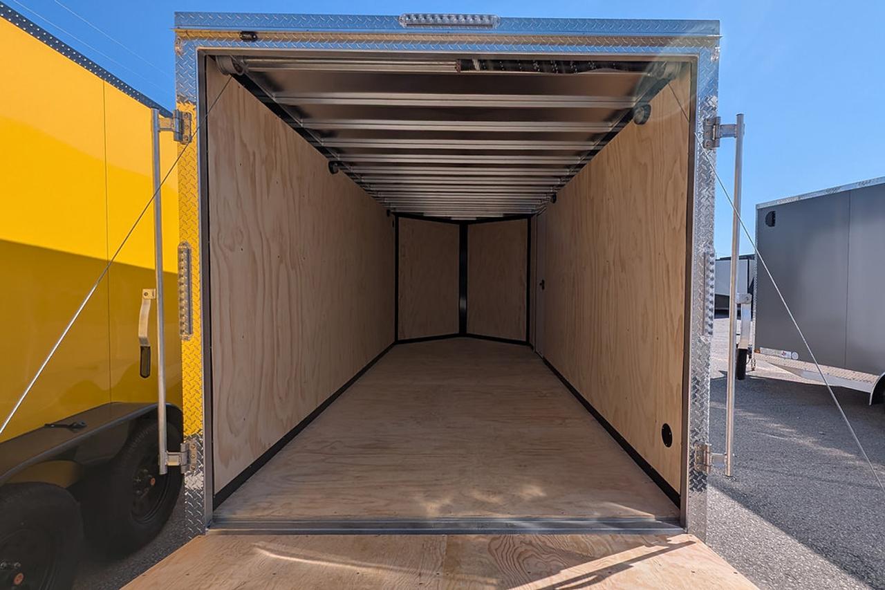 2025 Canadian Trailer Company 7x16 V-Nose Cargo Trailer Aluminum Tandem Axle Photo8