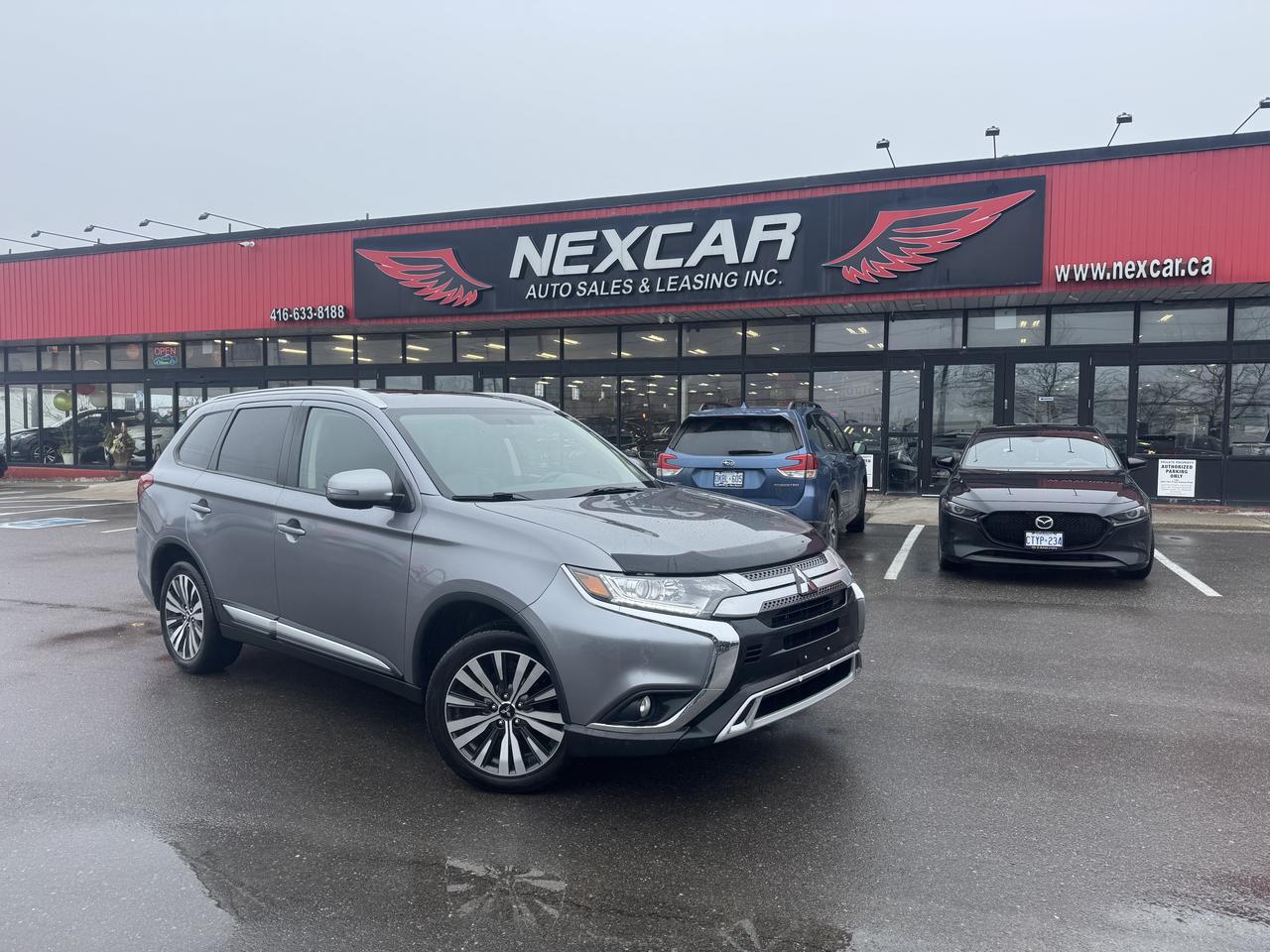 2019 Mitsubishi Outlander ES AWD 7 PASS LEATHER SUNROOF B/SPOT L/ASSIST CAME