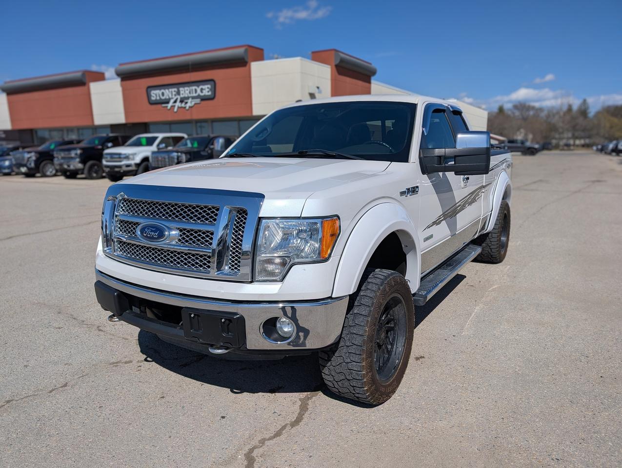 <p>2011 Ford F150 Lariat with 264895km. 3.5L V6 4X4. Clean title and safetied. Manitoba truck.&nbsp;</p><p>&nbsp;</p><p>Command start</p><p>Leather interior</p><p>Heated and cooled seats</p><p>Power seats with memory drivers</p><p>Dual climate control</p><p>Trifold Tonneau cover</p><p>Running boards</p><p>Tow mirrors</p><p>Trailer brake controller</p><p>Rear park aid</p><p>&nbsp;</p><p>We take trades! Vehicle is for sale in Steinbach by STONE BRIDGE AUTO INC. Dealer #5000 we are a small business focused on customer satisfaction. Text or call before coming to view and&nbsp;ask for sales.</p>