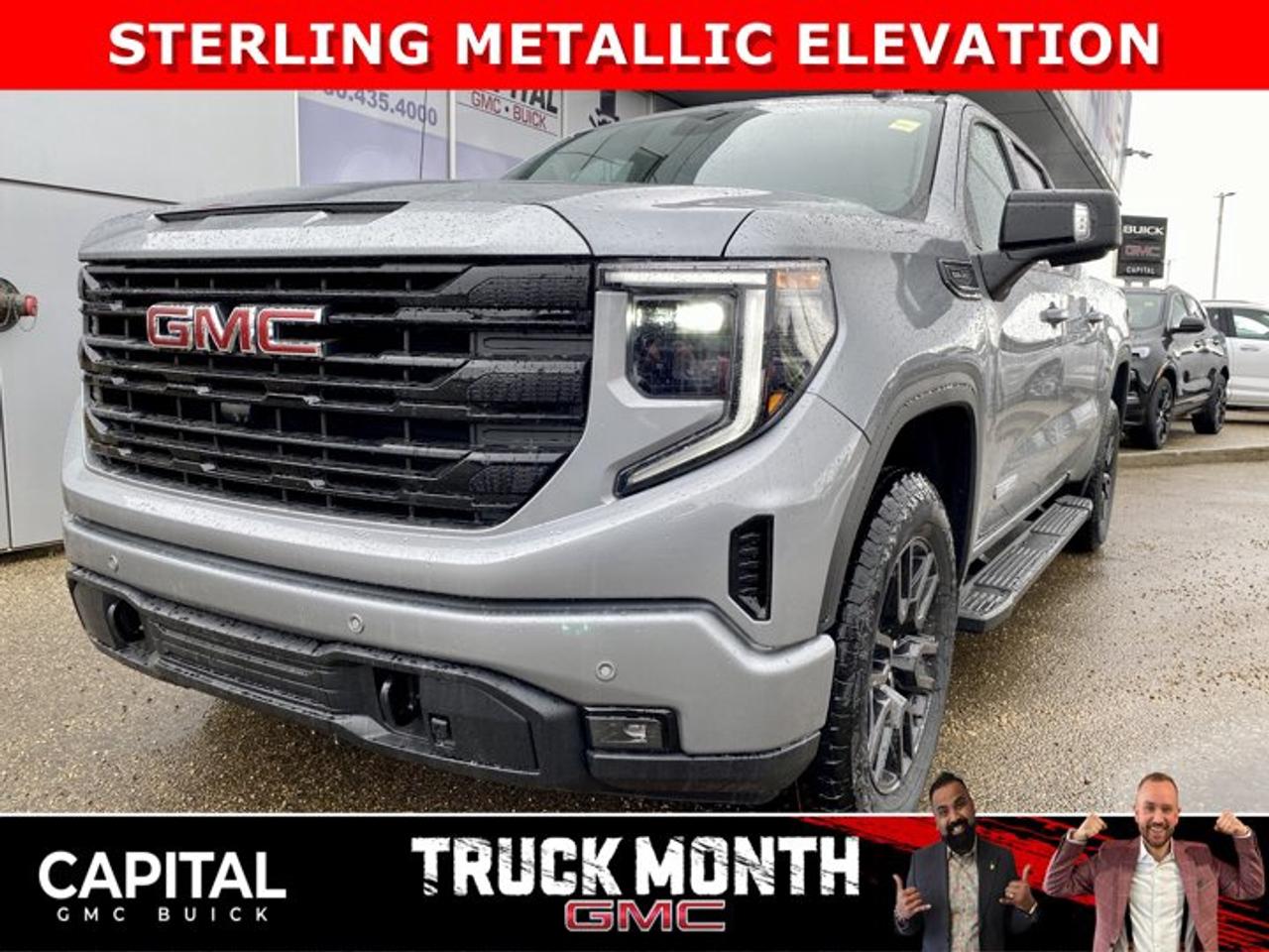 Take a look at this 2026 GMC SIERRA 1500 Elevation Premium Package... Fully Equipped with Power Sunroof, Heated Leather BUCKET Seats, X31 Package, Dual Exhaust, Heated Steering, Adaptive Cruise Control, 360 CAM, 6 Assist Steps, MultiPro Tailgate, Integrated Brake Controller, Wireless Charger, Blind Zone monitoring, and so much more!Ask for the Internet Department for more information or book your test drive today! Text 825-445-0521 for fast answers at your fingertips!AMVIC Licensed Dealer - Licence Number B1044900Disclaimer: All prices are plus taxes and include all cash credits and loyalties. See dealer for details. AMVIC Licensed Dealer # B1044900