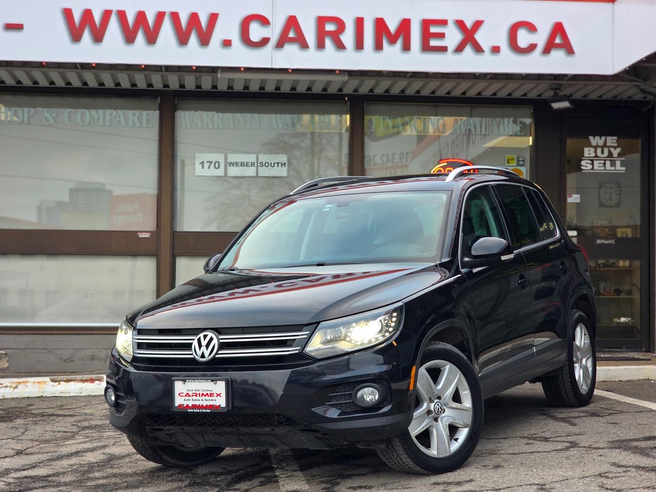Great Condition, Accident Free Volkswagen Tiguan 4WD with Dealer Service History and Rustproofing! Equipped with Leather, Panoramic Roof, Apple Car Play, Android Auto, Back up Camera, Heated Seats, Power Seats, Dual Climate Control, Power Group, HID Lights, Fog Lights, Alloy Wheels