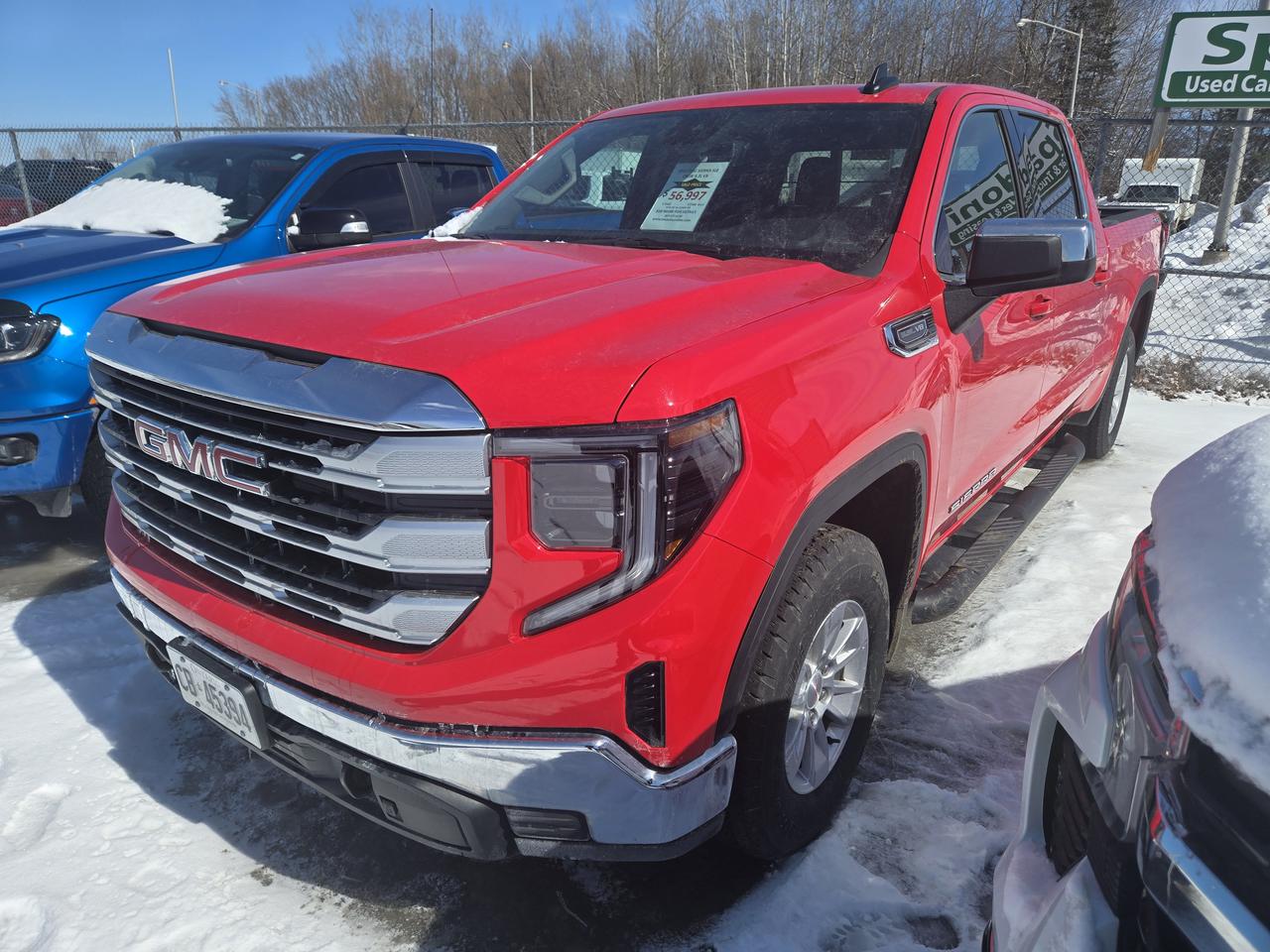 <p><span style=border: 0px solid #e5e7eb; box-sizing: border-box; --tw-border-spacing-x: 0; --tw-border-spacing-y: 0; --tw-translate-x: 0; --tw-translate-y: 0; --tw-rotate: 0; --tw-skew-x: 0; --tw-skew-y: 0; --tw-scale-x: 1; --tw-scale-y: 1; --tw-scroll-snap-strictness: proximity; --tw-ring-offset-width: 0px; --tw-ring-offset-color: #fff; --tw-ring-color: rgba(59,130,246,0.5); --tw-ring-offset-shadow: 0 0 #0000; --tw-ring-shadow: 0 0 #0000; --tw-shadow: 0 0 #0000; --tw-shadow-colored: 0 0 #0000; font-weight: bolder; font-family: Inter, sans-serif;><strong>Former Daily Rental</strong>.<strong>&nbsp;</strong></span><span style=font-family: Inter, sans-serif; font-weight: bolder;>Spadoni Sales and Leasing located at the Thunder Bay Airport is selling this km 2025 GMC Sierra Crew Cab. Call them at 807-577-1234 and the Sales Department can answer all of your questions. Open Saturdays till 3:00 pm to serve you better.</span></p>