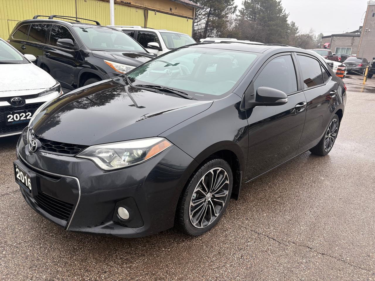 2016 Toyota Corolla LEATHER,ALLOY WHEELS,SUNROOF,NO ACCIDENT,CERTIFIED Photo
