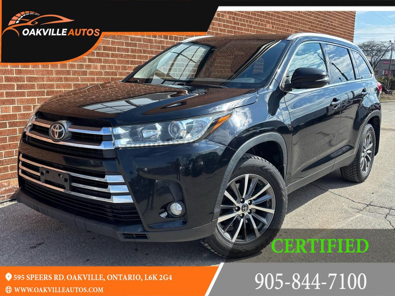 Used 2019 Toyota Highlander AWD XLE, 8 Passenger, Navi, for sale in Oakville, ON