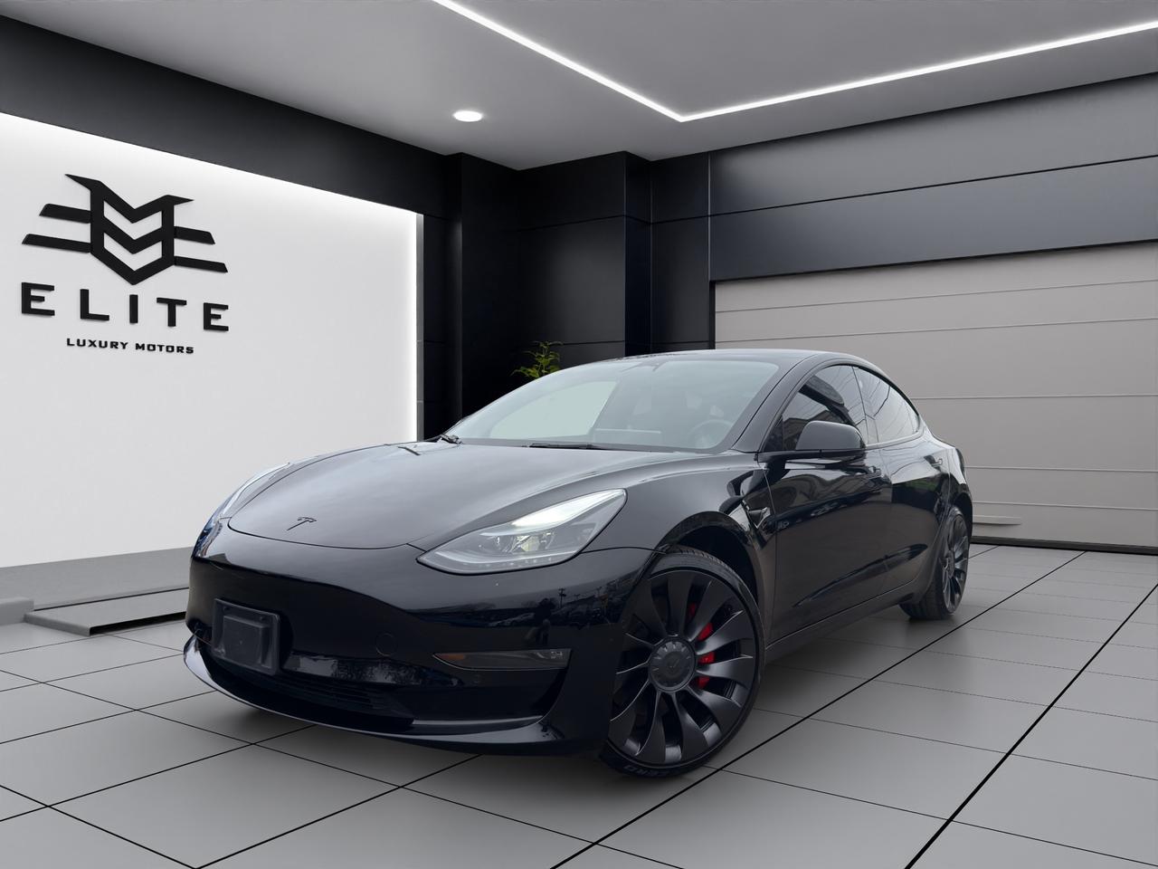 2022 Tesla Model 3 PERFORMANCE AWD-Blind Spot Monitor-Reverse Camera !!! Photo3