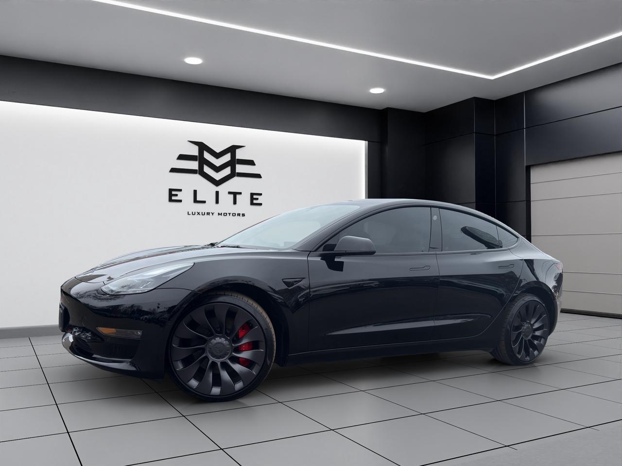 2022 Tesla Model 3 PERFORMANCE AWD-Blind Spot Monitor-Reverse Camera !!! Photo