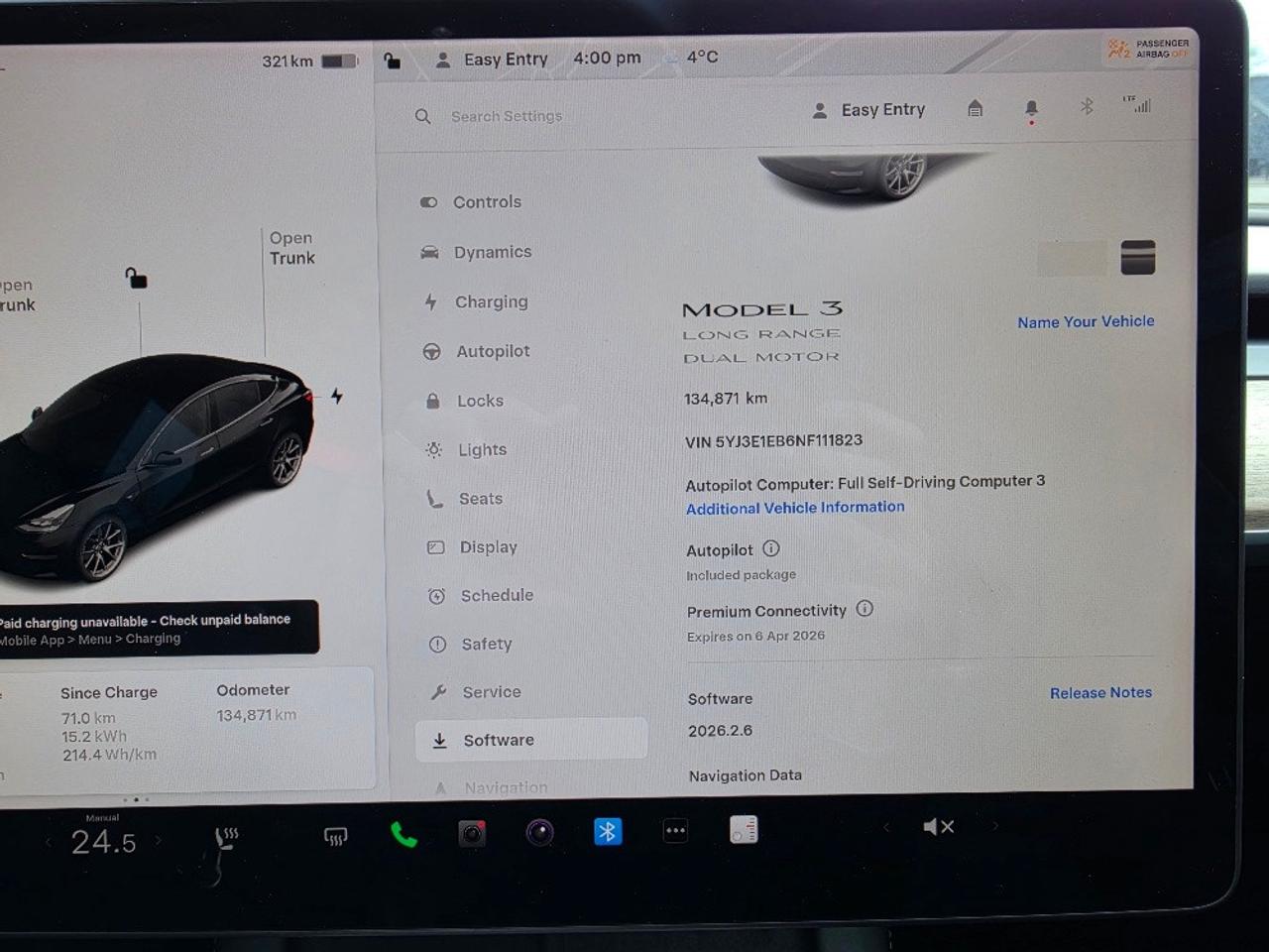2022 Tesla Model 3 LONG RANGE AWD DUAL MOTOR-AUTOPILOT Photo