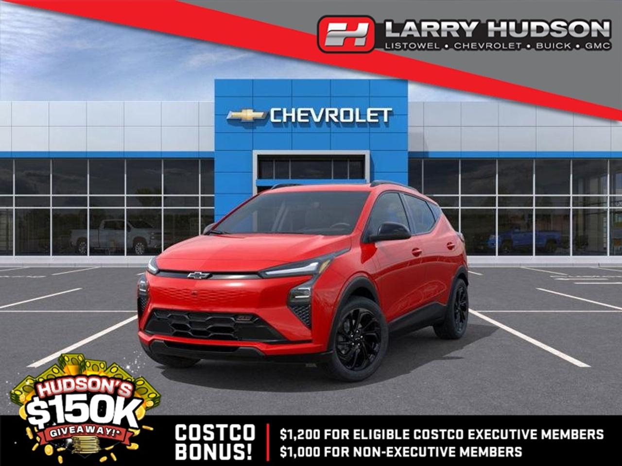 At Larry Hudson Chevrolet Buick GMC we make purchasing or leasing your next new vehicle a breeze! New car pricing with $0 down approvals are among your options (*on approved credit). There are a variety of finance and lease options available. Also expect top dollar for your trade-in!

Selling price/payment shown includes cash incentive(s). Does not include HST & Licensing. We have professional Product Specialist to guide you through your vehicle purchase. Contact us for more info! 1-800-350-3325

*While every effort is made to display accurate vehicle, pricing, and payment information, please confirm information with a dealership representative.