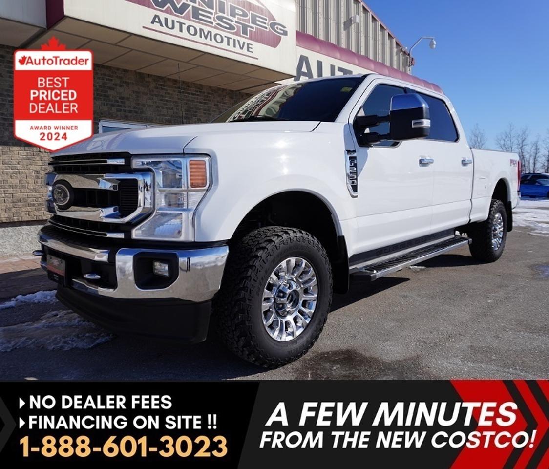 *** Dealer arranged financing on site! Quick, Simple,  no calls or waiting on bank appointments required!! Drive away today ***   NO ADMINISTRATION FEES!!

****NOTE: Please call for an appointment and price***

2022 FORD SUPERDUTY POWER CREW CAB 4x4 FX4 off-road, F-250 XLT PREMIUM, With over 7k in extras.  This is not the normal run of the mill Super duty.  Extra Sharp with the chrome appearance package, Power heated seats, command start, trailer towing mirrors, integrated trailer tow package, 6-inch chrome tubular step bars, heavy duty spray in liner. Clean history 9900lbs GVW, power rear sliding window, upfitters switches, steering wheel controls, excellent history,  

Features & Highlights
- Automatic transmission
- 6-passenger seating with folding center console
- Touchscreen infotainment system
- Bluetooth connectivity
- Apple CarPlay and Android Auto
- Backup camera
- Factory trailer brake controller
- Tow hooks
- Hill start assist
- Heated Seats
- Electronic stability control
- Cruise control
- Air conditioning
- Power windows, locks, and mirrors
- Steering wheel mounted controls
- Blind Spot Monitoring
- Power Seats with Large Folding Center Console
- Integrated towing features
- Skid plates 
- Camper package (increased capacity front springs, rear auxiliary springs, rear stabilizer bar)
- Steering wheel-mounted controls
- Chrome Appearance Package (chrome grille, bumpers & accents)

This truck checks every box, clean history, strong service record, heavy-duty capability, and premium comfort features. Whether you need it for work, towing, or recreation, this F-250 Super Duty FX4 is built to perform. Dont wait! This spec build and how clean it is, low-km, FX4 Super Duty truck is extremely hard to find!

Call or visit us today to test drive this immaculate 2022 Ford F-250 Super Duty FX4 and see why its the perfect mix of power, reliability, and value!

Comes with a Manitoba Safety Certification, and we have many Extended Powertrain warranties available on your vehicle purchase up to 10-year coverage (on eligible vehicles see dealer for details). Financing on site with Zero down financing OAC. Trades accepted. View at Winnipeg West Automotive Group, 5195 Portage Ave. (only a couple of minutes past the new Costco) Dealer permit # 6007, Call now 1(888) 601-3023. This Car is located in Winnipeg Manitoba,  however we can have it shipped anywhere in North America relatively inexpensively.
