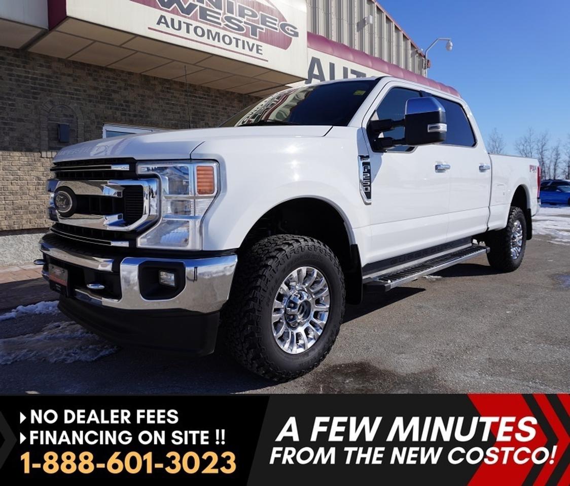 *** Dealer arranged financing on site! Quick, Simple,  no calls or waiting on bank appointments required!! Drive away today ***   NO ADMINISTRATION FEES!!

****NOTE: Please call for an appointment and price***

2022 FORD SUPERDUTY POWER CREW CAB 4x4 FX4 off-road, F-250 XLT PREMIUM, With over 7k in extras.  This is not the normal run of the mill Super duty.  Extra Sharp with the chrome appearance package, Power heated seats, command start, trailer towing mirrors, integrated trailer tow package, 6-inch chrome tubular step bars, heavy duty spray in liner. Clean history 9900lbs GVW, power rear sliding window, upfitters switches, steering wheel controls, excellent history,  

Features & Highlights
- Automatic transmission
- 6-passenger seating with folding center console
- Touchscreen infotainment system
- Bluetooth connectivity
- Apple CarPlay and Android Auto
- Backup camera
- Factory trailer brake controller
- Tow hooks
- Hill start assist
- Heated Seats
- Electronic stability control
- Cruise control
- Air conditioning
- Power windows, locks, and mirrors
- Steering wheel mounted controls
- Blind Spot Monitoring
- Power Seats with Large Folding Center Console
- Integrated towing features
- Skid plates 
- Camper package (increased capacity front springs, rear auxiliary springs, rear stabilizer bar)
- Steering wheel-mounted controls
- Chrome Appearance Package (chrome grille, bumpers & accents)

This truck checks every box, clean history, strong service record, heavy-duty capability, and premium comfort features. Whether you need it for work, towing, or recreation, this F-250 Super Duty FX4 is built to perform. Dont wait! This spec build and how clean it is, low-km, FX4 Super Duty truck is extremely hard to find!

Call or visit us today to test drive this immaculate 2022 Ford F-250 Super Duty FX4 and see why its the perfect mix of power, reliability, and value!

Comes with a Manitoba Safety Certification, and we have many Extended Powertrain warranties available on your vehicle purchase up to 10-year coverage (on eligible vehicles see dealer for details). Financing on site with Zero down financing OAC. Trades accepted. View at Winnipeg West Automotive Group, 5195 Portage Ave. (only a couple of minutes past the new Costco) Dealer permit # 6007, Call now 1(888) 601-3023. This Car is located in Winnipeg Manitoba,  however we can have it shipped anywhere in North America relatively inexpensively.