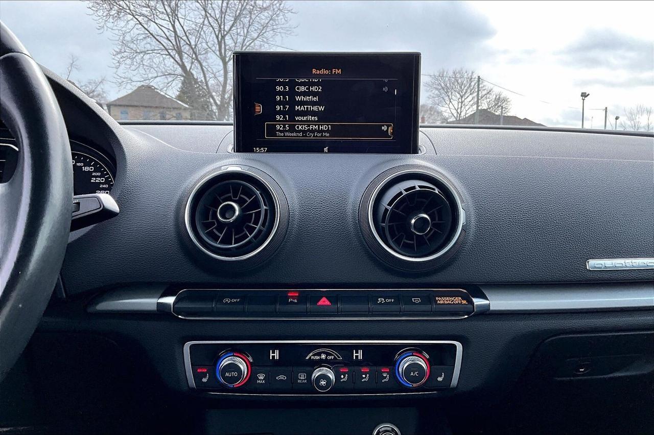 2018 Audi A3 Komfort 2.0T | Premium Pkg | Sunroof | AWD Photo