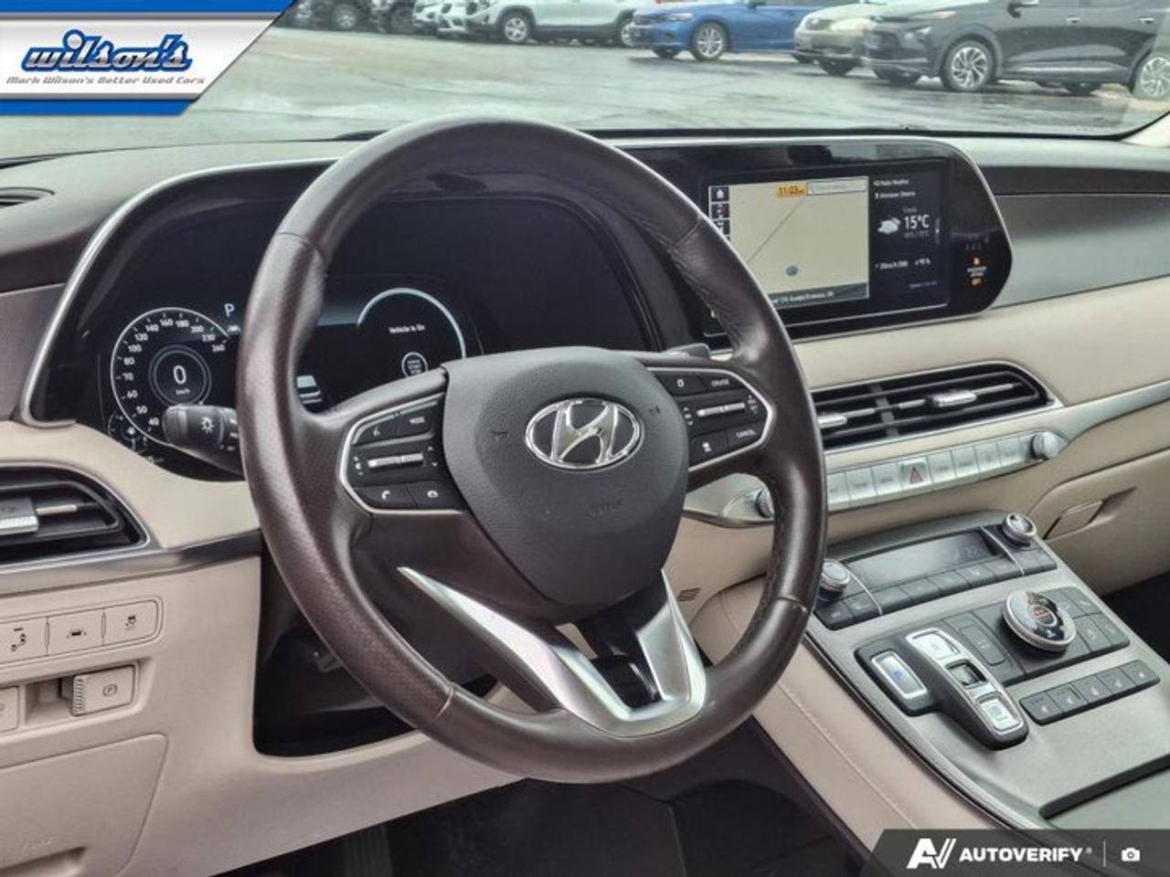 2020 Hyundai PALISADE Ultimate | Leather | Dual Sunroof | Heated + Ventilated Buckets| 7 Passenger and More ! Photo