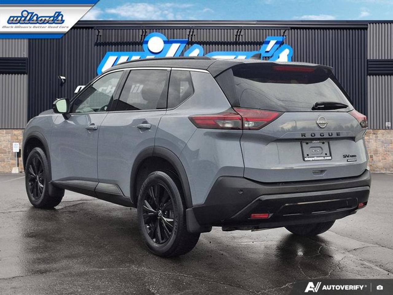 2023 Nissan Rogue SV Midnight Edition AWD | Leather | Pano Roof | Heated Seats + Steering | Remote Start | and More ! Photo