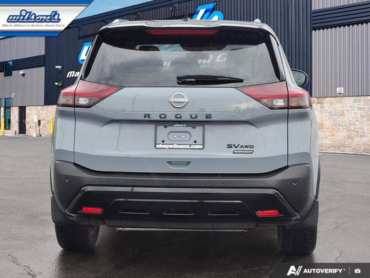 2023 Nissan Rogue SV Midnight Edition AWD | Leather | Pano Roof | Heated Seats + Steering | Remote Start | and More ! Photo3