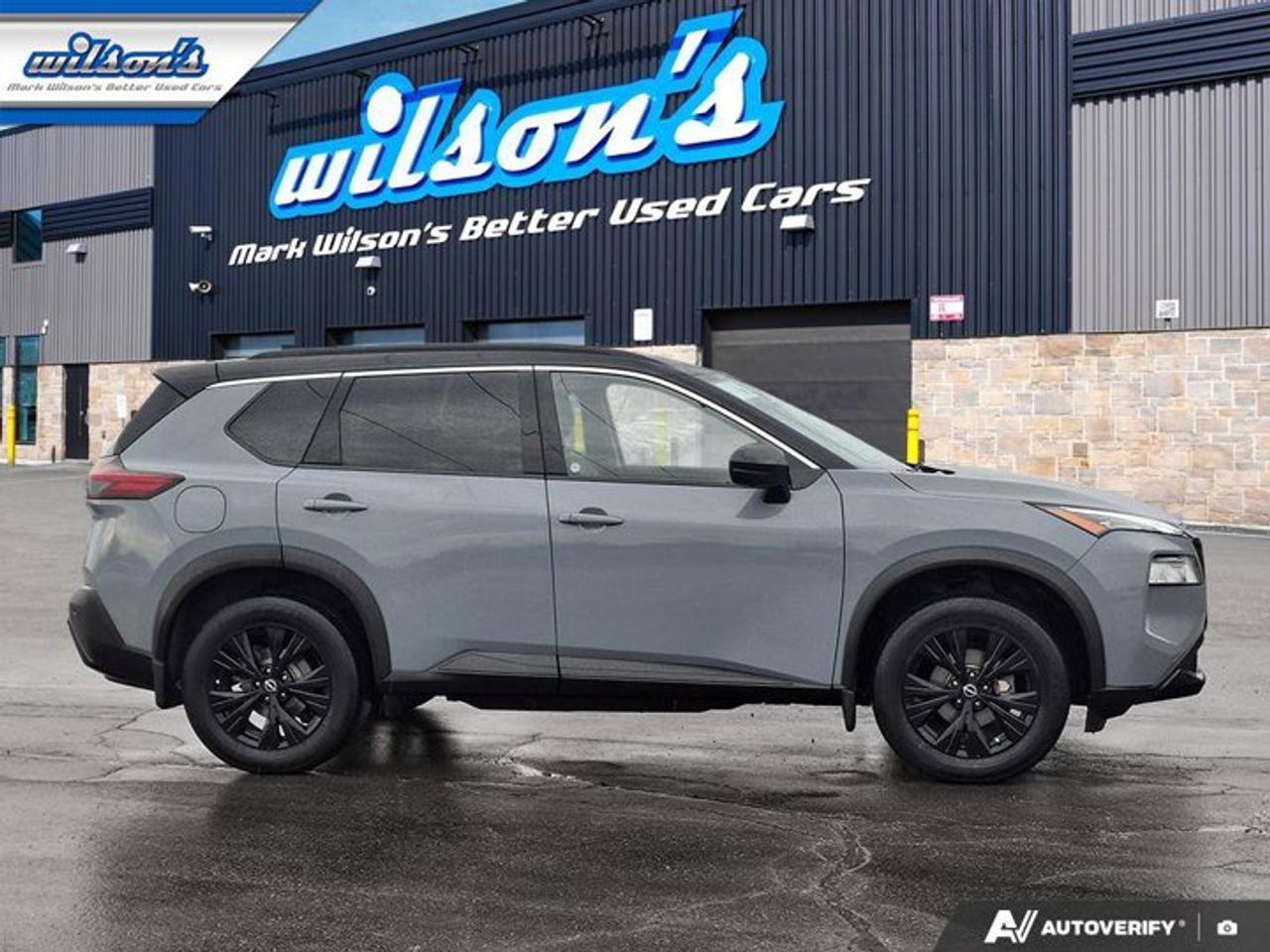 2023 Nissan Rogue SV Midnight Edition AWD | Leather | Pano Roof | Heated Seats + Steering | Remote Start | and More ! Photo