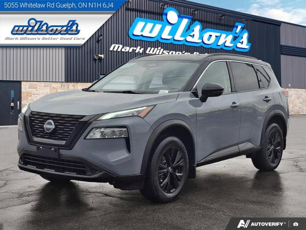 2023 Nissan Rogue SV Midnight Edition AWD | Leather | Pano Roof | Heated Seats + Steering | Remote Start | and More ! Photo