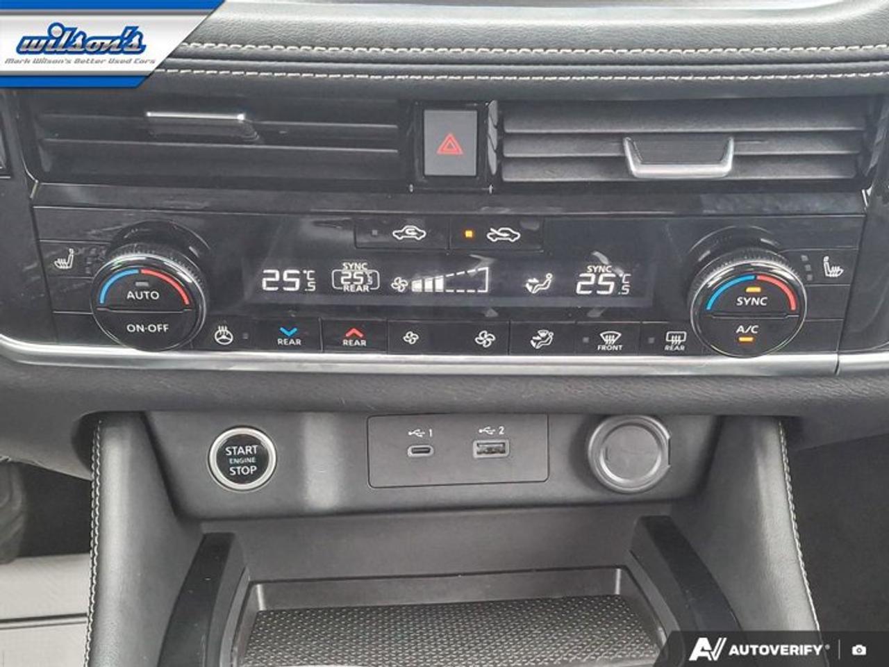 2023 Nissan Rogue SL AWD | Leather | Pano Roof | Nav | Heated Seats + Steering | CarPlay | Remote Start | and More ! Photo
