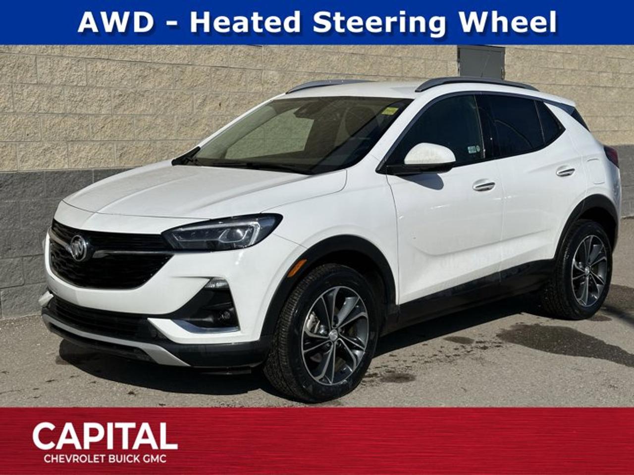 Recent Arrival! CARFAX Canada No Reported AccidentsAsk for the Internet Department for more information or book your test drive today! Call 403-256-4960 for fast answers at your fingertips! Disclaimer: All prices are plus taxes. See dealer for details. AMVIC Licensed Dealer # B2020028.2022 Encore GX 9-Speed Automatic AWD Encore GX Essence, AWD, Leather, 18 Machined Aluminum Wheels, Heated front seats, Heated Steering Wheel, Preferred Equipment Group 1SL, Traction control.Awards:* IIHS Canada Top Safety Pick with specific headlights