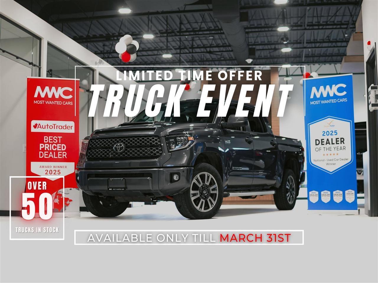 2020 Toyota Tundra CREW MAX | 4X4 | 5.7 | 8 CYL | TRD SPORT | LEATHER | ROOF Photo