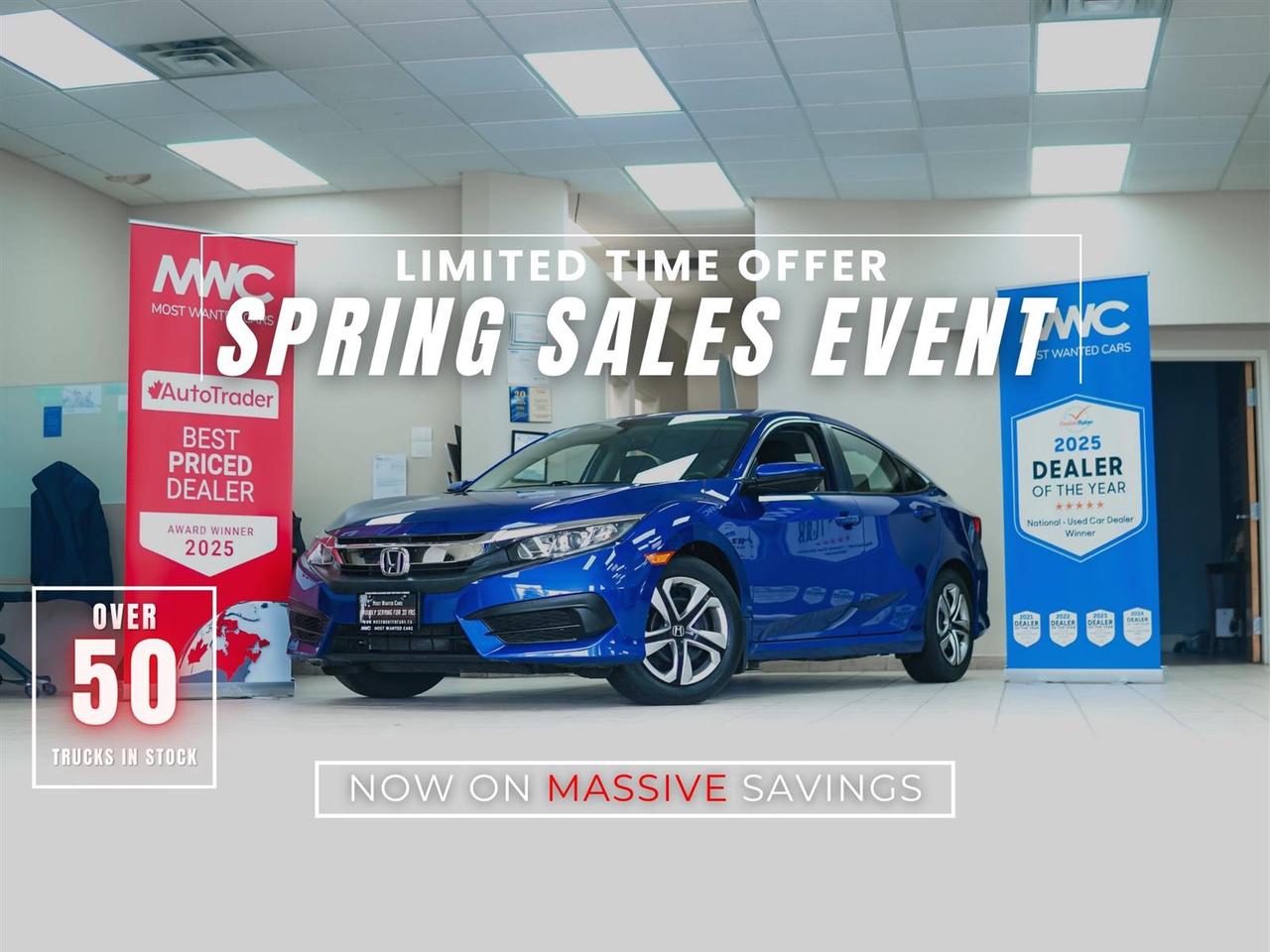 <div style=text-align: justify;><span style=font-size:14px;><span style=font-family:times new roman,times,serif;>Test drives available by appointment at our Guelph and Kitchener locations.&nbsp;Get approved in minutes with competitive rates starting at 6.46% O.A.C. This new arrival has a CLEAN CARFAX with no accidents and is also a Canadian lease return vehicle with service records.<br />&nbsp;<br /><strong>Why Choose Most Wanted Cars?</strong><br />At Most Wanted Cars, we&rsquo;re not just a dealership, we&rsquo;re a place where our customers send their family and friends. Since 1975, our family owned and operated business has been proud to offer the best financing options in Kitchener-Waterloo-Cambridge, Guelph, and the surrounding areas. We&rsquo;re proud to be recognized as DealerRater&rsquo;s National Winner for Used Car Dealers in 2023, 2024 & 2025, with an A+ rating from the Better Business Bureau with over 3,600 customer reviews averaging 4.9/5. Most units are one owner, accident free, clean CarProof, low km, Canadian vehicles, local vehicles, odor free and smoke free. We offer a wide selection of Certified Pre-Owned vehicles, each backed by a free CarProof report, with no liens, full safety inspected, with a multi-point inspection. All vehicles are freshly serviced with an oil change and units can be vehicle detailed upon request, ensuring they&rsquo;re ready for the road. Many of our vehicles are dealer serviced and include the balance of factory warranty for added peace of mind. Every vehicle is thoroughly reconditioned and presented in excellent condition, because at Most Wanted Cars you deserve nothing less!<br />To serve you better, we have two convenient locations:<br />&nbsp;</span></span></div><ol><li style=text-align: justify;><span style=font-size:14px;><span style=font-family:times new roman,times,serif;><strong>600 Elmira Rd N, Guelph &ndash; 519 822 2227</strong></span></span></li><li style=text-align: justify;><span style=font-size:14px;><span style=font-family:times new roman,times,serif;><strong>1620 King Street East, Kitchener &ndash; 519 772 3040</strong></span></span></li></ol><div style=text-align: justify;><span style=font-size:14px;><span style=font-family:times new roman,times,serif;>&nbsp;<br />Visit us at <a href=http://www.mostwantedcars.ca/>www.mostwantedcars.ca</a> to explore our full inventory and complete an easy online finance application for exclusive online preferred rates. Interest rates offered as low as 6.46% on approved credit.<br /><em>Note: Prices listed are available for financing purchases only, with approved credit. The cash price is $975 more for other payment methods. Taxes and licensing are not included in the listed price.</em><br />&nbsp;<br />Most Wanted Cars also provides additional protection options at exclusive pricing, including the Fresh Start Platinum Package, rust protection, ceramic coating, gap insurance, extended warranties, walk-away insurance, and road hazard protection, among others. For more details, please consult with your sales representative.</span></span></div>