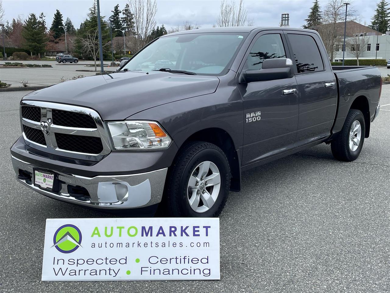 Used 2017 RAM 1500 SLT CREW 4WD. IMMACULATE CONDITION, FINANCING, WARRANTY, FULLY INSPECTED! for sale in Surrey, BC