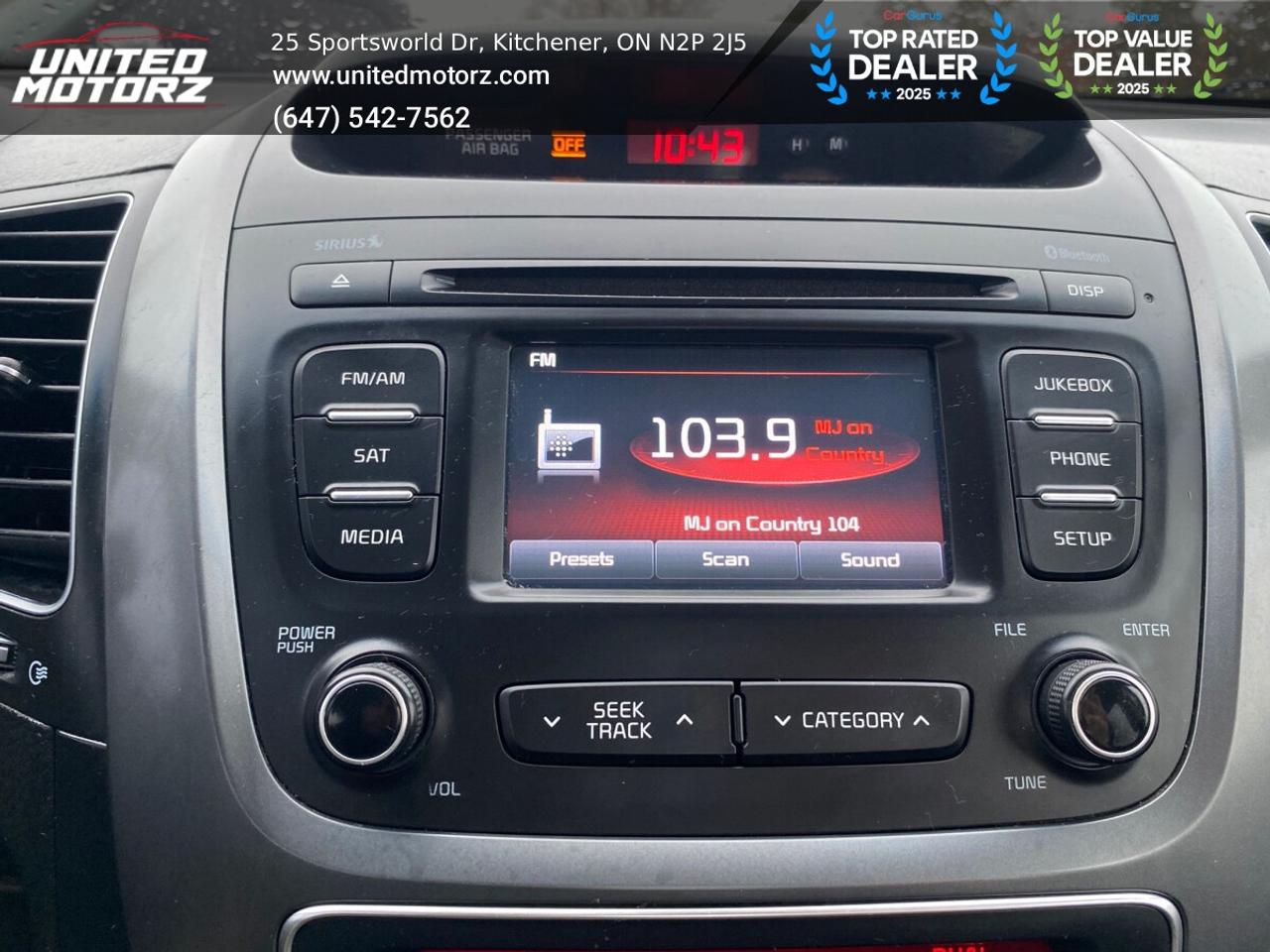 2015 Kia Sorento EX~SAFETY CERTIFIED~NO ACCIDENTS~16 Service Record Photo