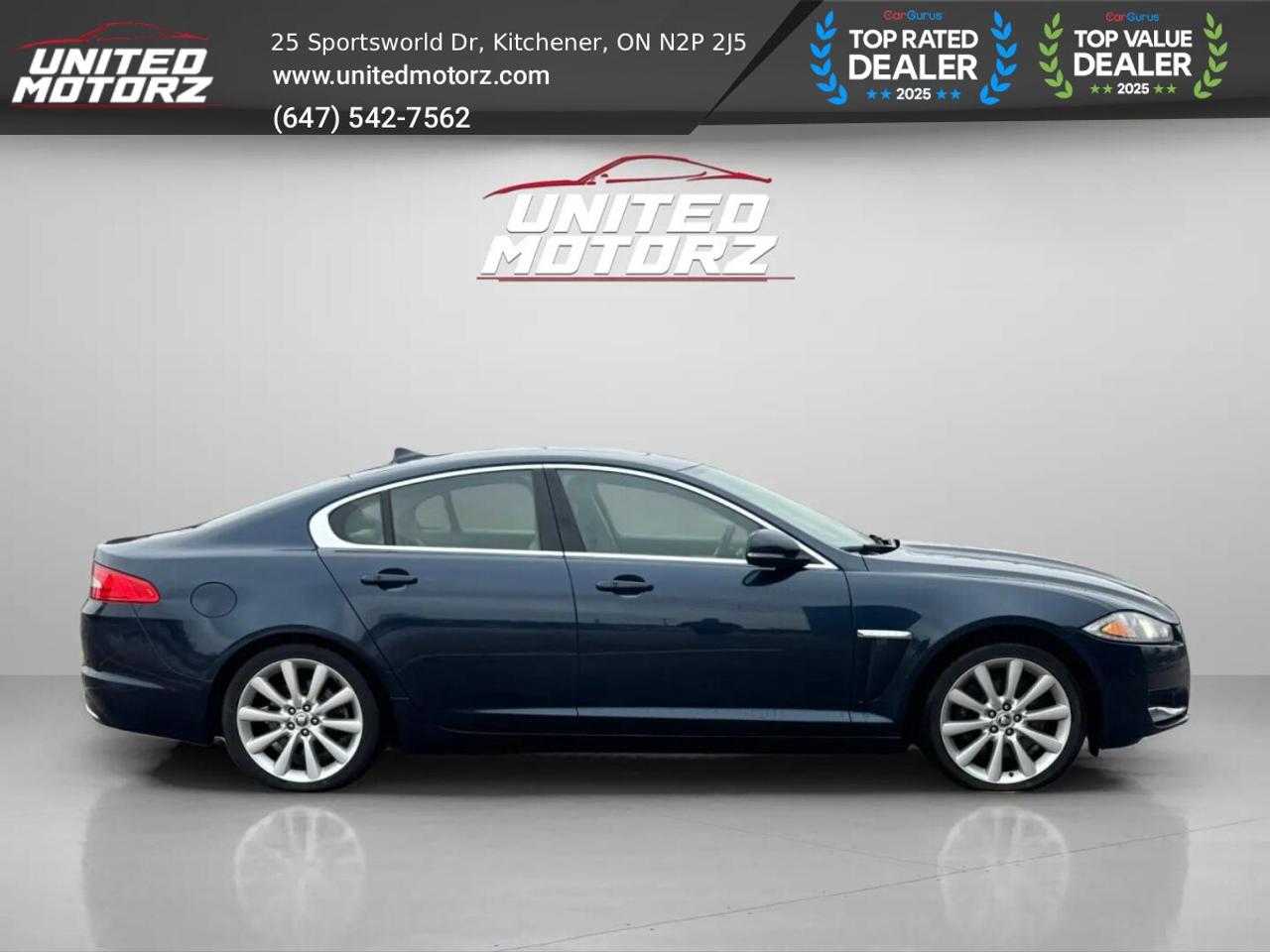 2013 Jaguar XF V6 AWD~22 Service Records~Beige Leather Photo