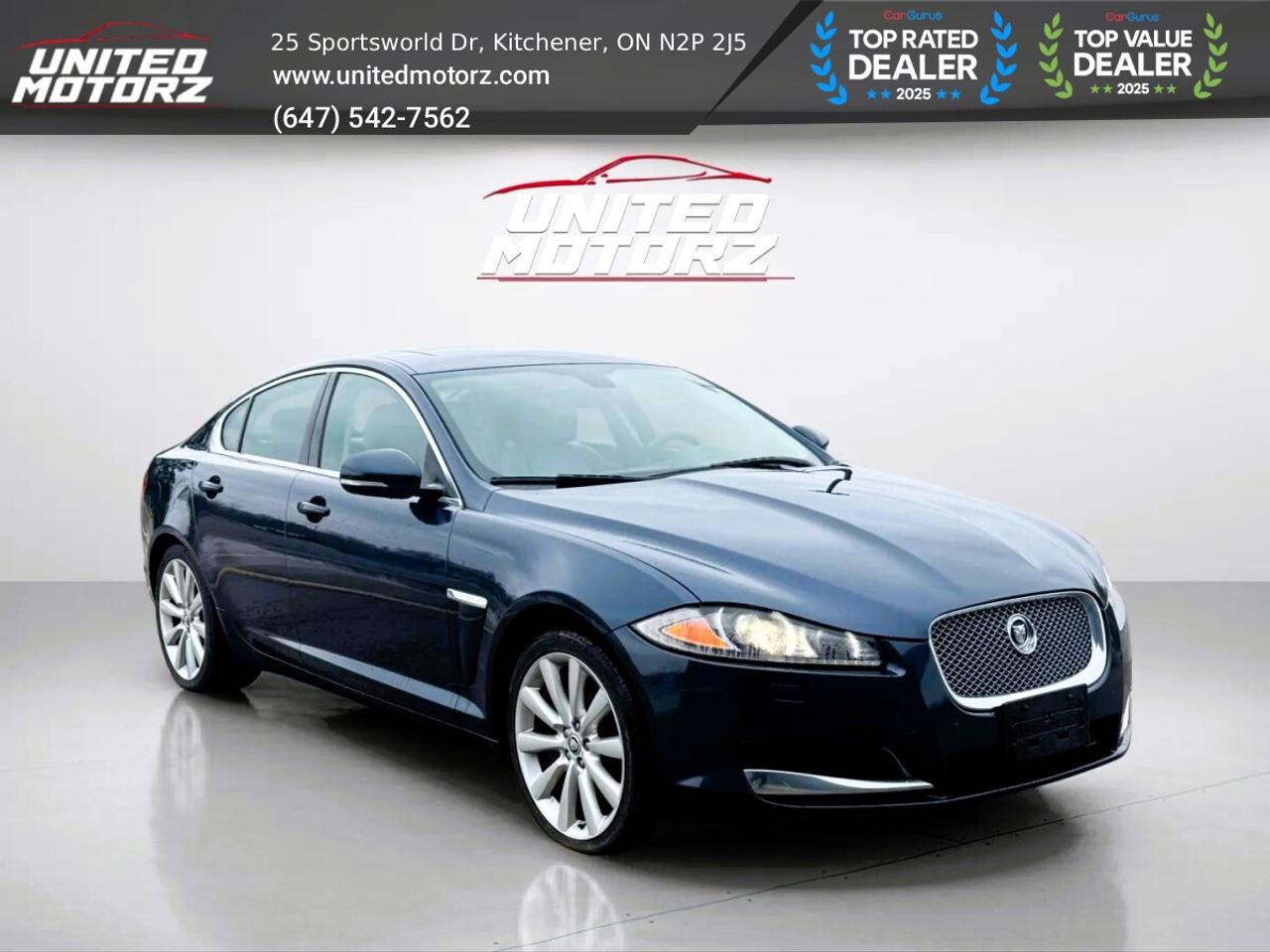 2013 Jaguar XF V6 AWD~22 Service Records~Beige Leather Photo
