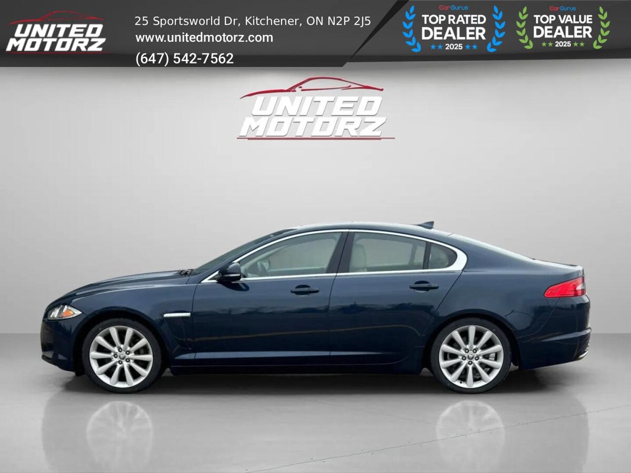 2013 Jaguar XF V6 AWD~22 Service Records~Beige Leather Photo