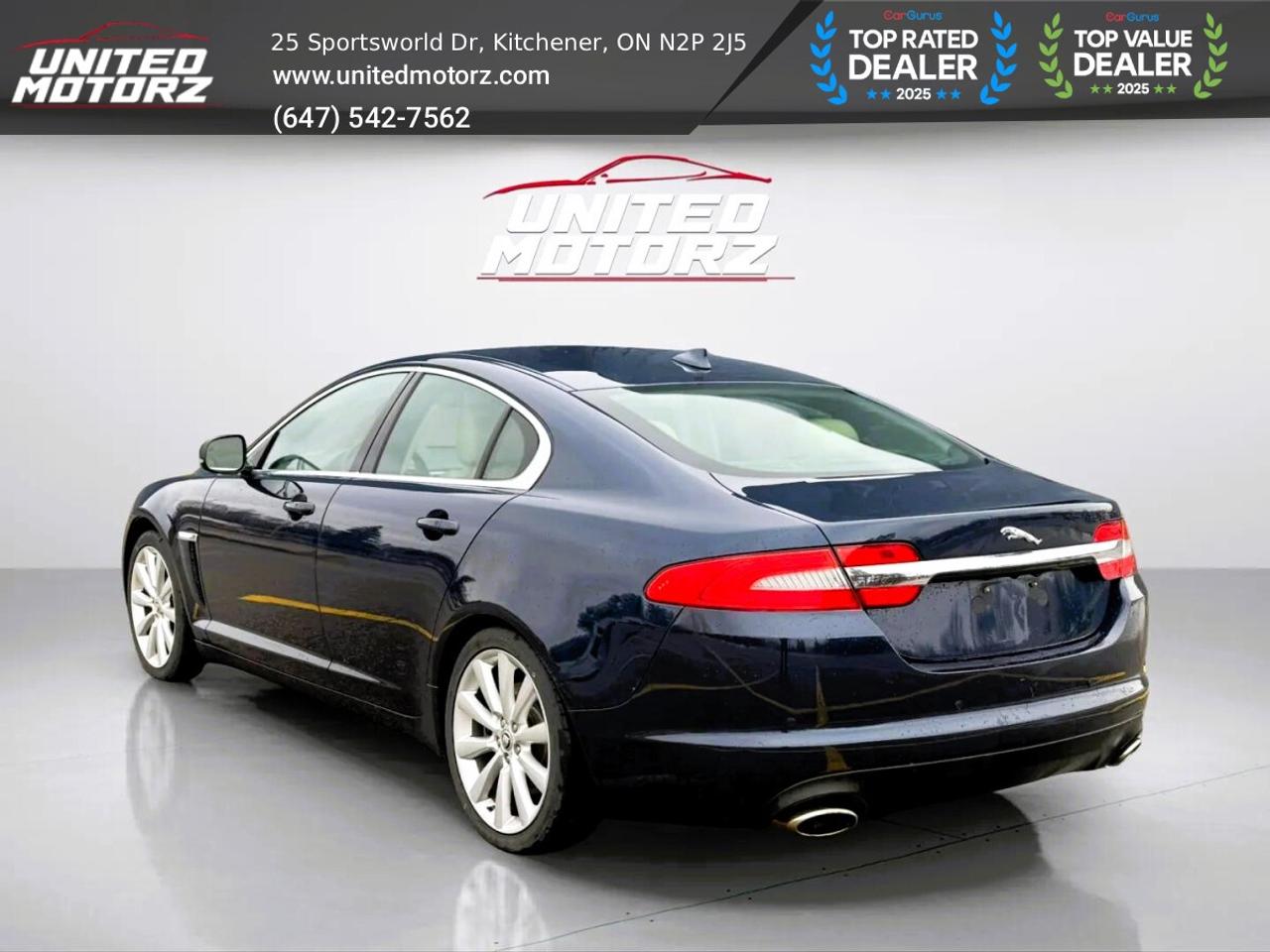 2013 Jaguar XF V6 AWD~22 Service Records~Beige Leather Photo