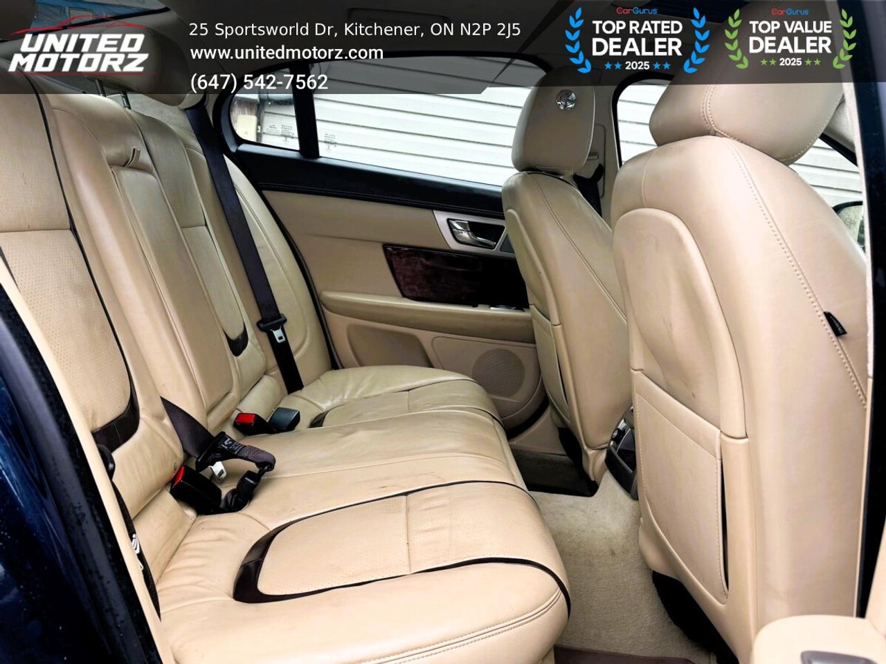 2013 Jaguar XF V6 AWD~22 Service Records~Beige Leather Photo