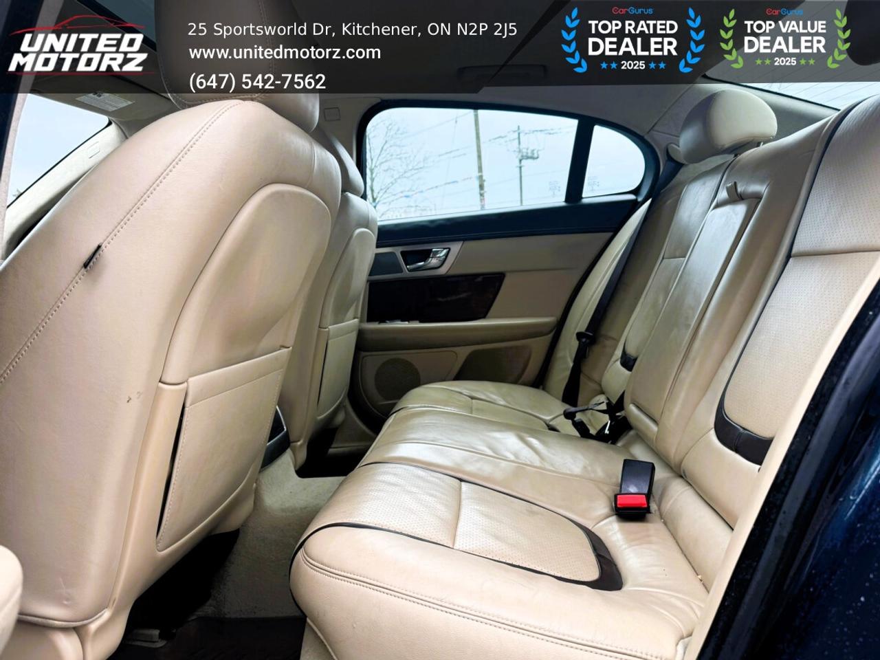 2013 Jaguar XF V6 AWD~22 Service Records~Beige Leather Photo