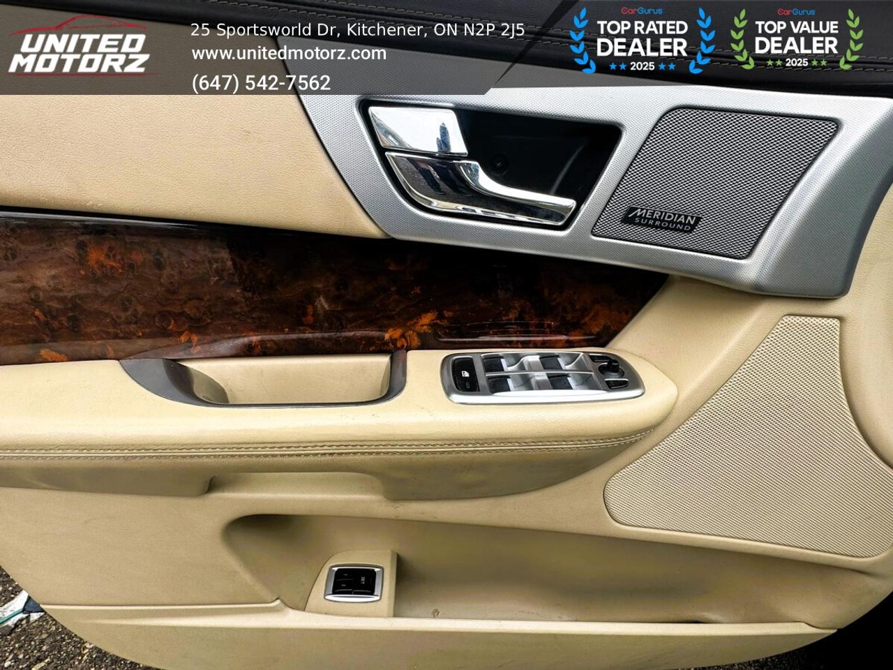 2013 Jaguar XF V6 AWD~22 Service Records~Beige Leather Photo