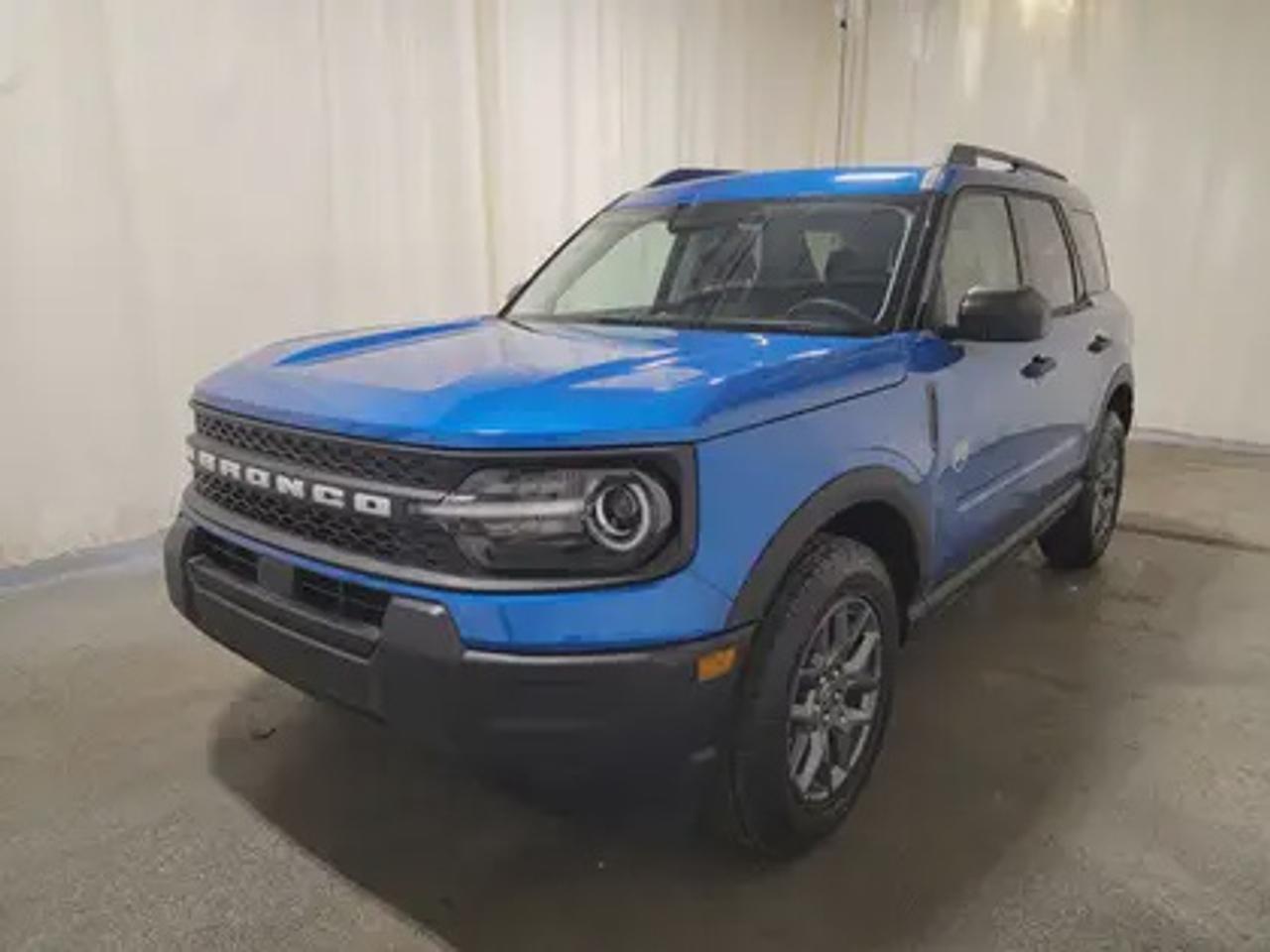 This rugged and refined 2026 Ford Bronco Sport Big Bend 200A stands out in Velocity Blue Metallic. Built to tackle adventure and city streets alike, this 5-passenger SUV is powered by a 1.5L EcoBoost® engine, delivering 181 horsepower and 190 lb-ft of torque. Coupled with an 8-speed automatic transmission, the Bronco Sport offers impressive fuel efficiency and performance to match your lifestyle.

Key Features Include:
Heated Front Seats
13.2 Center Display
8-Way Power Drivers Seat
SYNC® 4 with a 13.2 Color Touchscreen
Ford Co-Pilot360 Assist+ featuring Adaptive Cruise Control with Stop & Go
Terrain Management System with 5 G.O.A.T. Modes
LED Headlamps, Fog Lamps, and Signature Lighting
17 Carbonized Grey-Painted High Gloss Aluminum Wheels
Wireless Apple CarPlay® and Android Auto Compatibility
Privacy Glass
Intelligent Access with Push-Button Start

This vehicle comes with the All-Weather Packageready to take on any season!
Snow, rain, mud, or sunshinethis vehicle is built for it all! The All-Weather Package adds extra protection where it matters most, with premium mud flaps to shield your paint from road debris, all-weather floor mats to protect your interior from lifes messes, and Xpel paint protection to help guard against those infuriating rock chips. Drive with confidence, knowing your investment is protected from Reginas elements.

Bennett Dunlop Ford, proudly serving Regina for over 40 years, is conveniently located at 770 Broad Street. With over 3,500 Google reviews, our reputation reflects our commitment to providing a fast, easy, and enjoyable vehicle-buying experience. We eliminate the hassle with no admin or documentation fees, transparent upfront pricing that lets you shop with total confidence. But were more than just a dealershipwere driven to make a difference by supporting local community initiatives and events that matter to you. Visit Bennett Dunlop Ford today and experience why were Reginas trusted choice for quality vehicles, exceptional service, and a genuine commitment to driving change in our community!