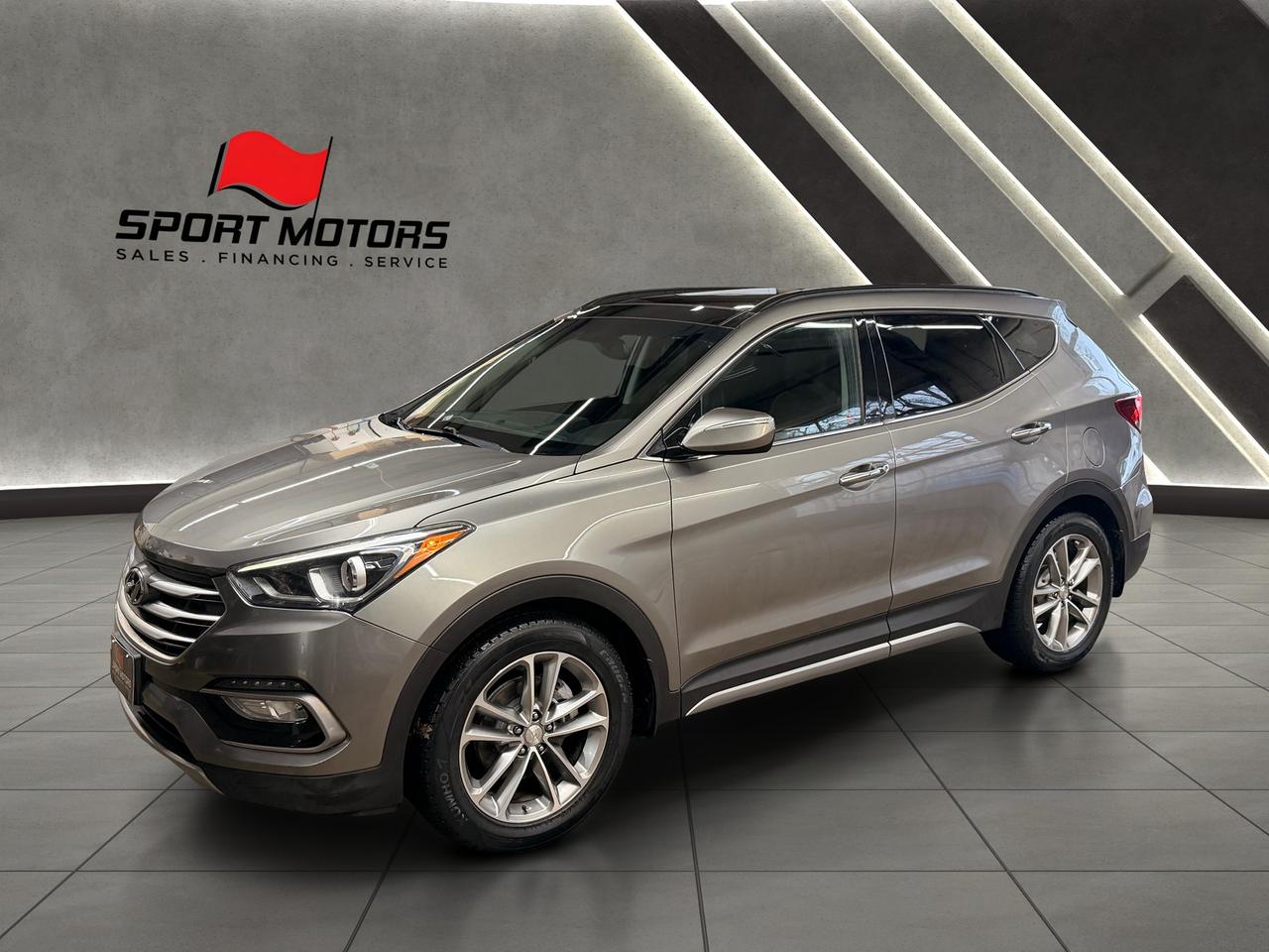 2017 Hyundai Santa Fe Sport Limited+2.0T AWD+Pano Roof+BSM+Cooled Seats+GPS Photo