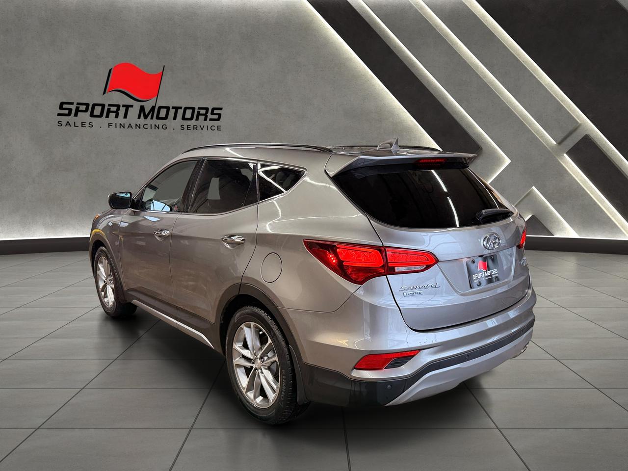 2017 Hyundai Santa Fe Sport Limited+2.0T AWD+Pano Roof+BSM+Cooled Seats+GPS Photo7