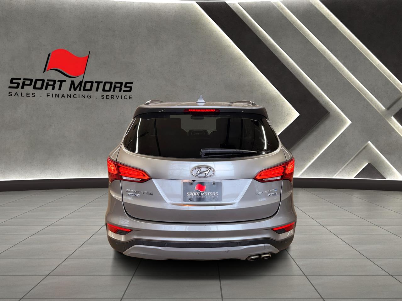 2017 Hyundai Santa Fe Sport Limited+2.0T AWD+Pano Roof+BSM+Cooled Seats+GPS Photo8